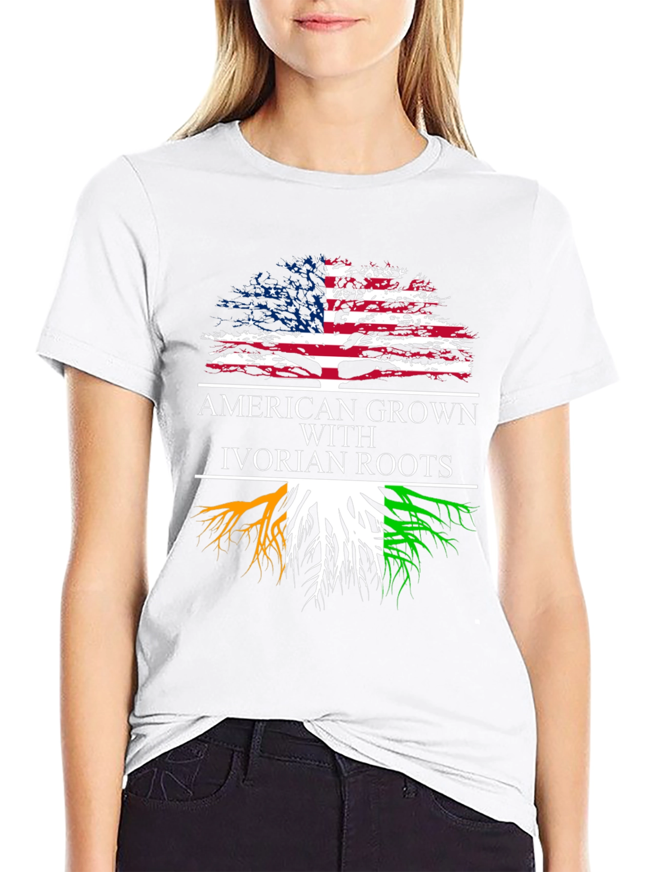 American Grown with Ivorian Roots T-Shirt