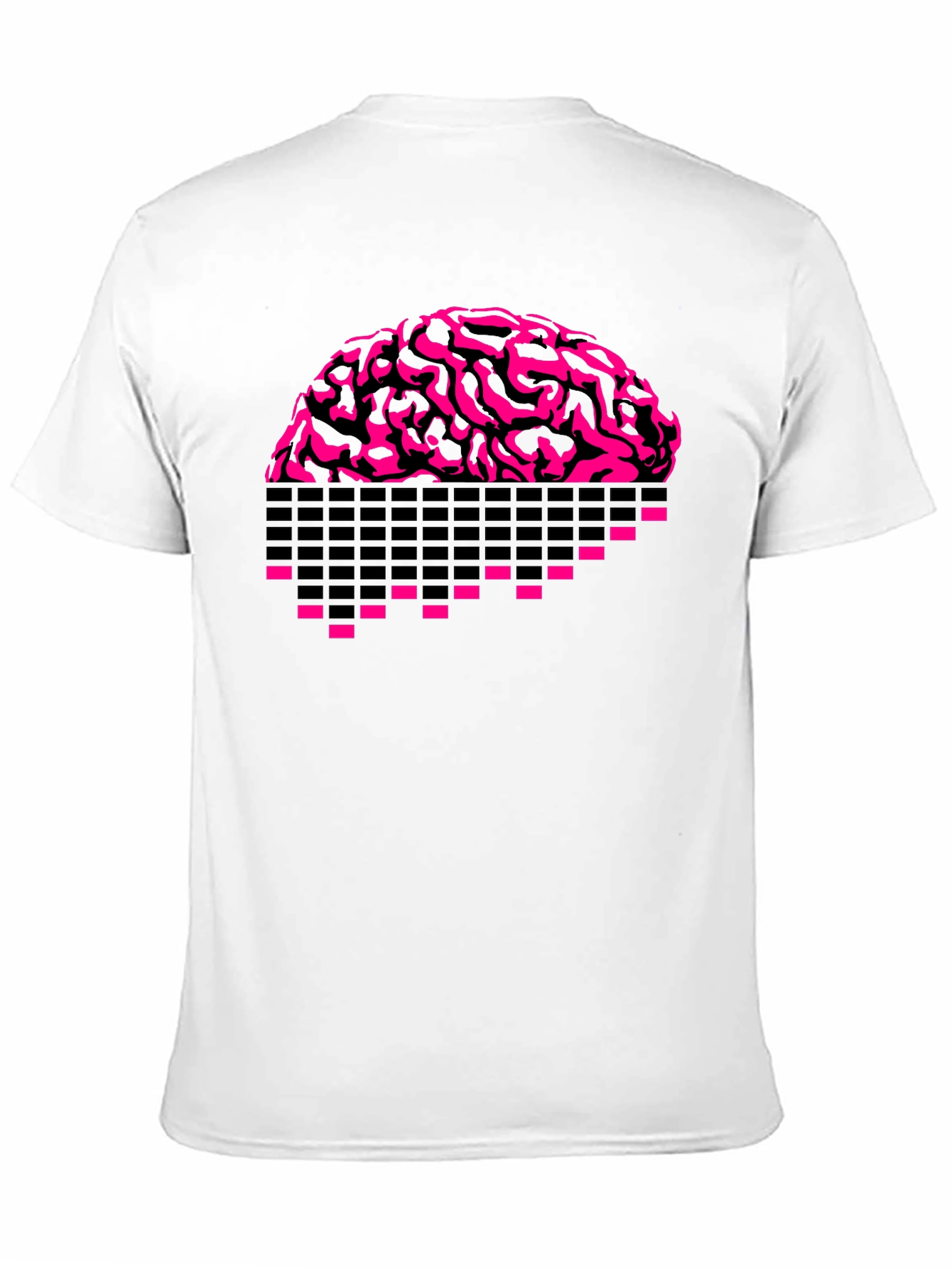 Pixel Brain Black T-Shirt