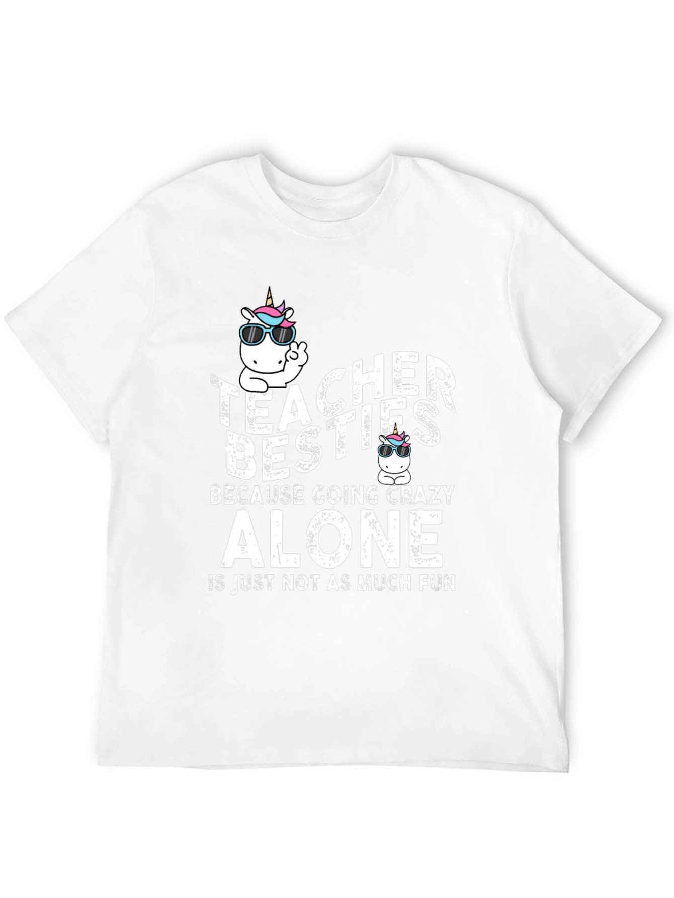 Teacher Besties Unicorn T-Shirt