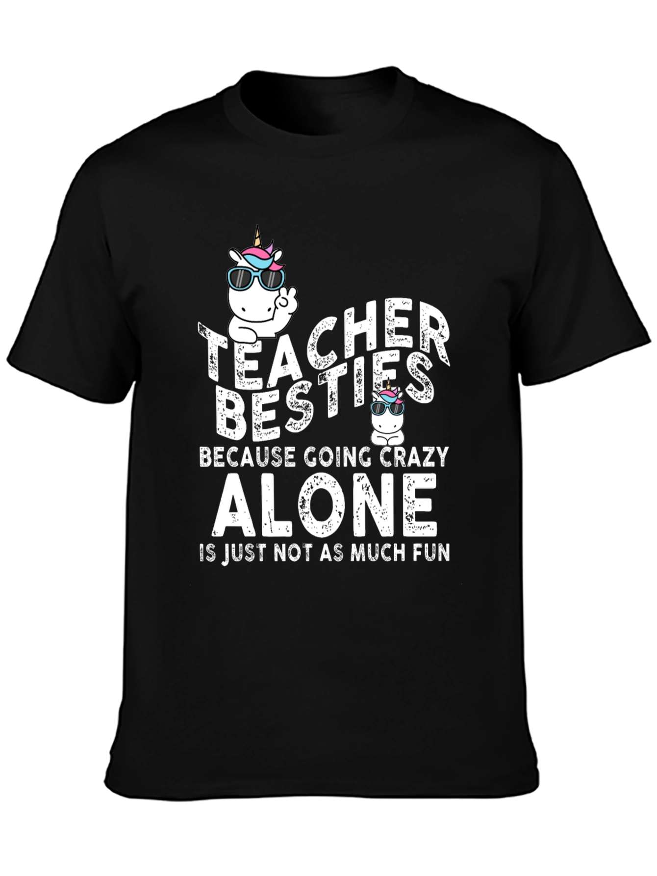 Teacher Besties Unicorn T-Shirt