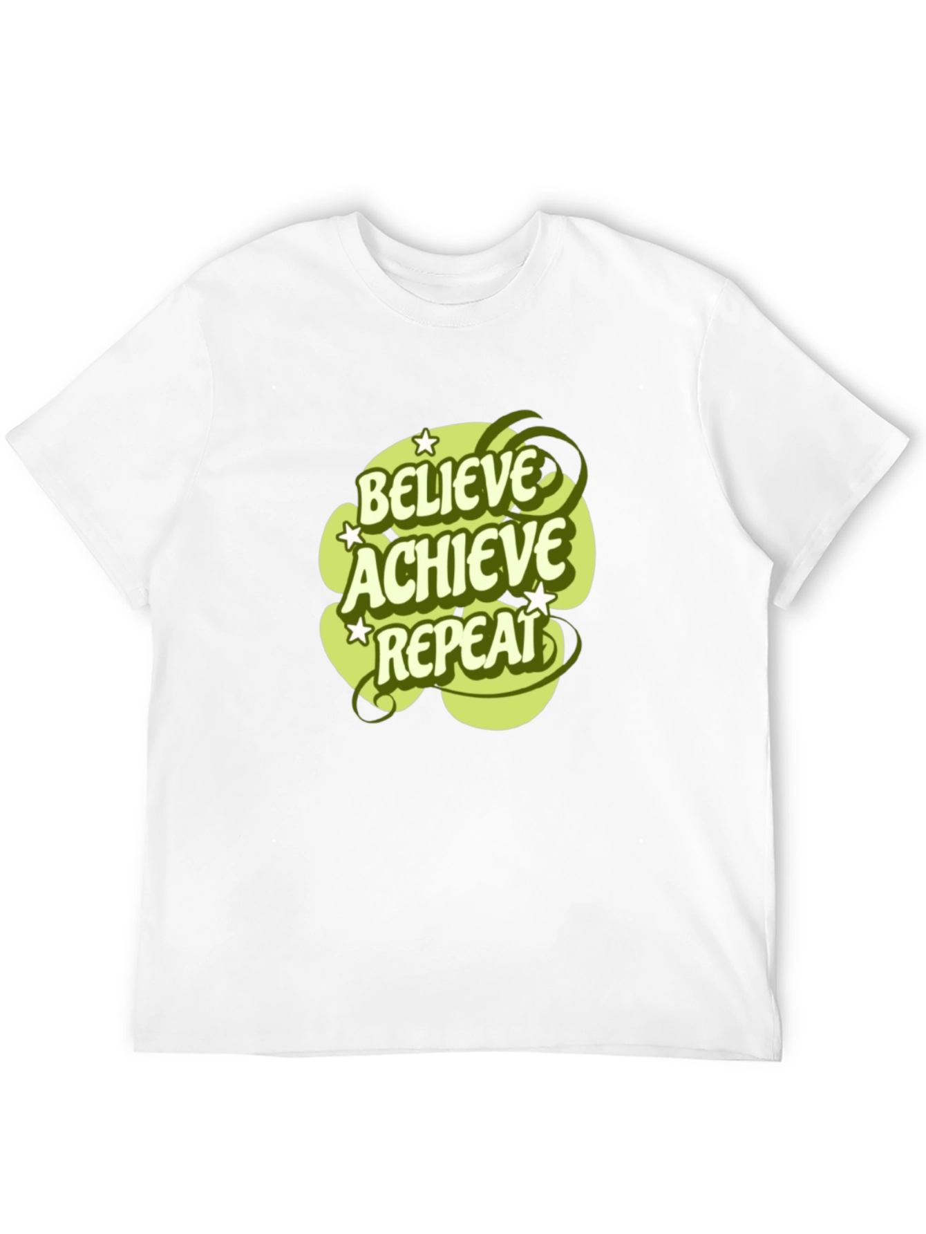Believe Achieve Repeat Graphic T-Shirt