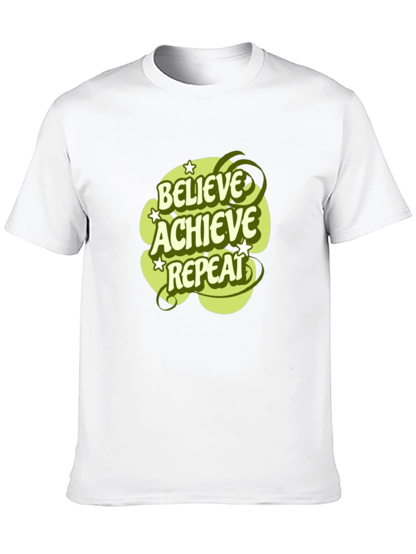 Believe Achieve Repeat Graphic T-Shirt