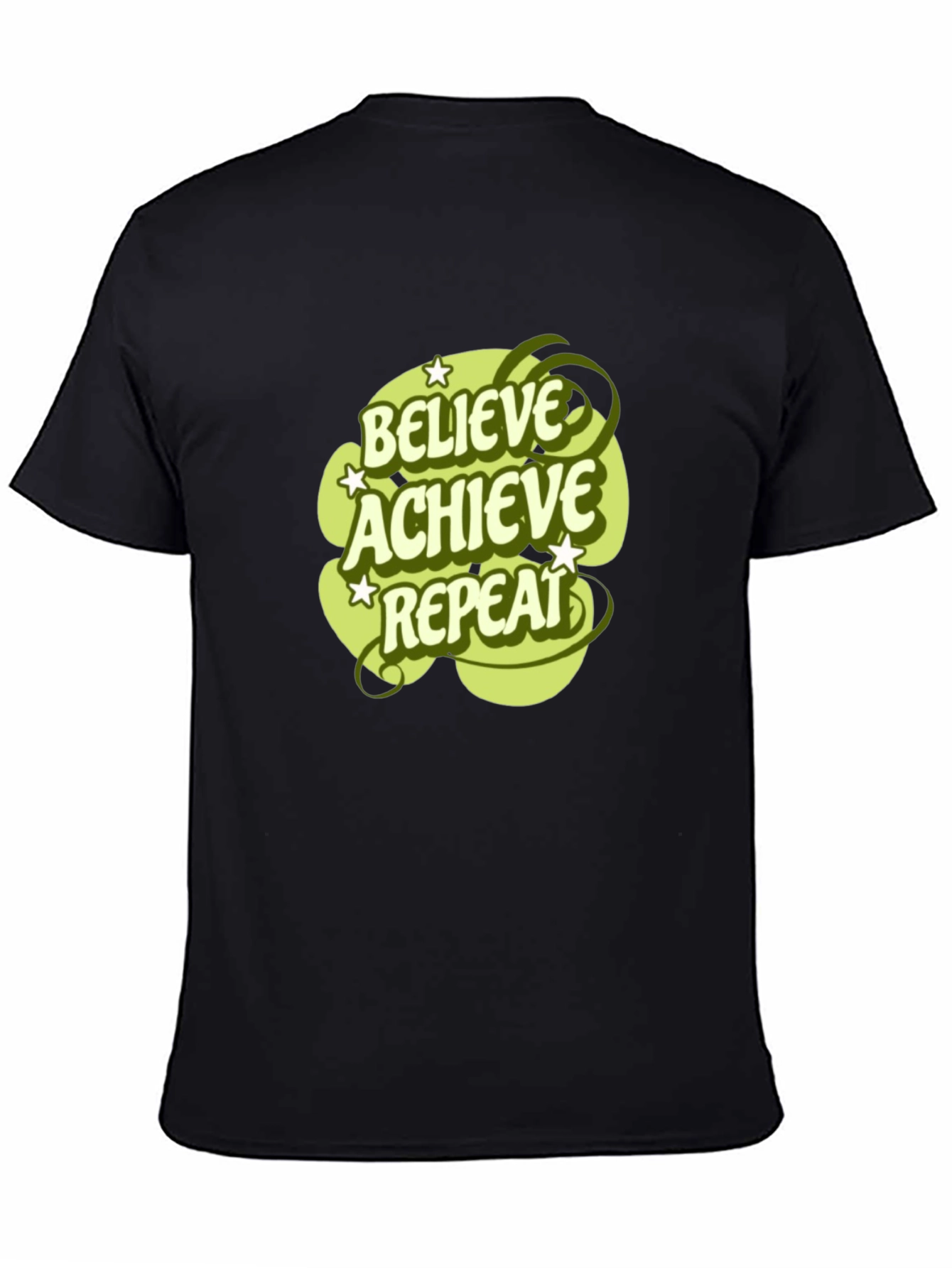 Believe Achieve Repeat Graphic T-Shirt