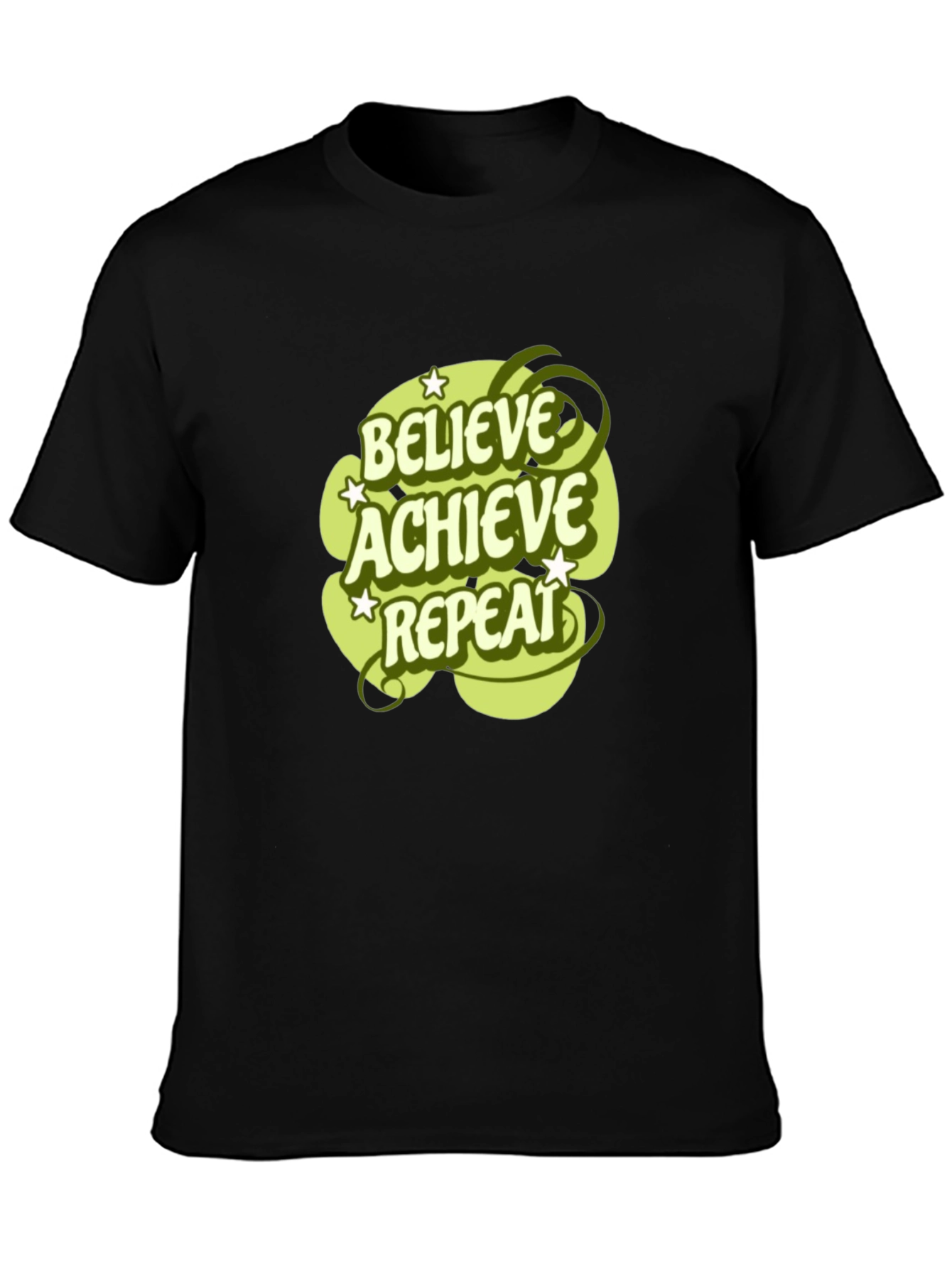 Believe Achieve Repeat Graphic T-Shirt