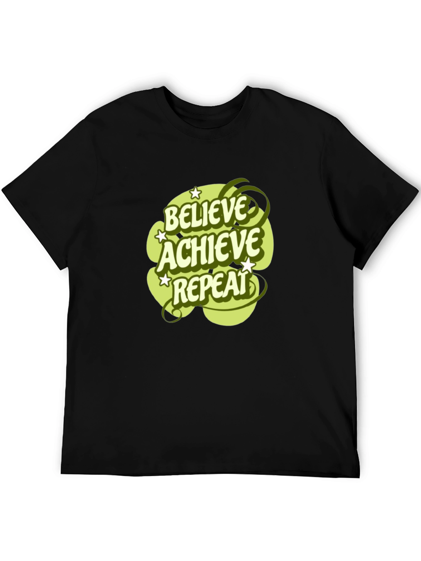 Believe Achieve Repeat Graphic T-Shirt