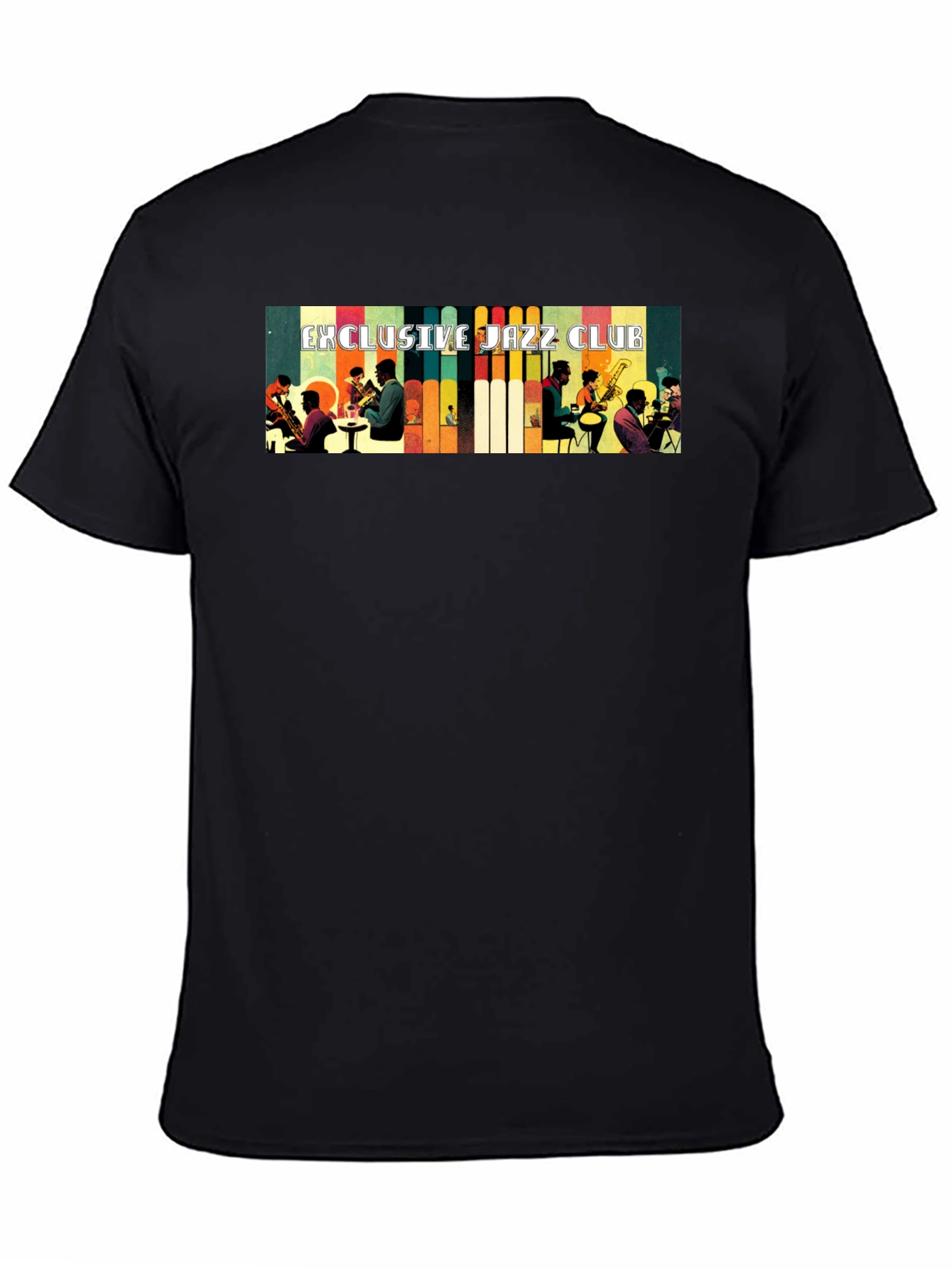 Exclusive Jazz Club Graphic Black T-Shirt