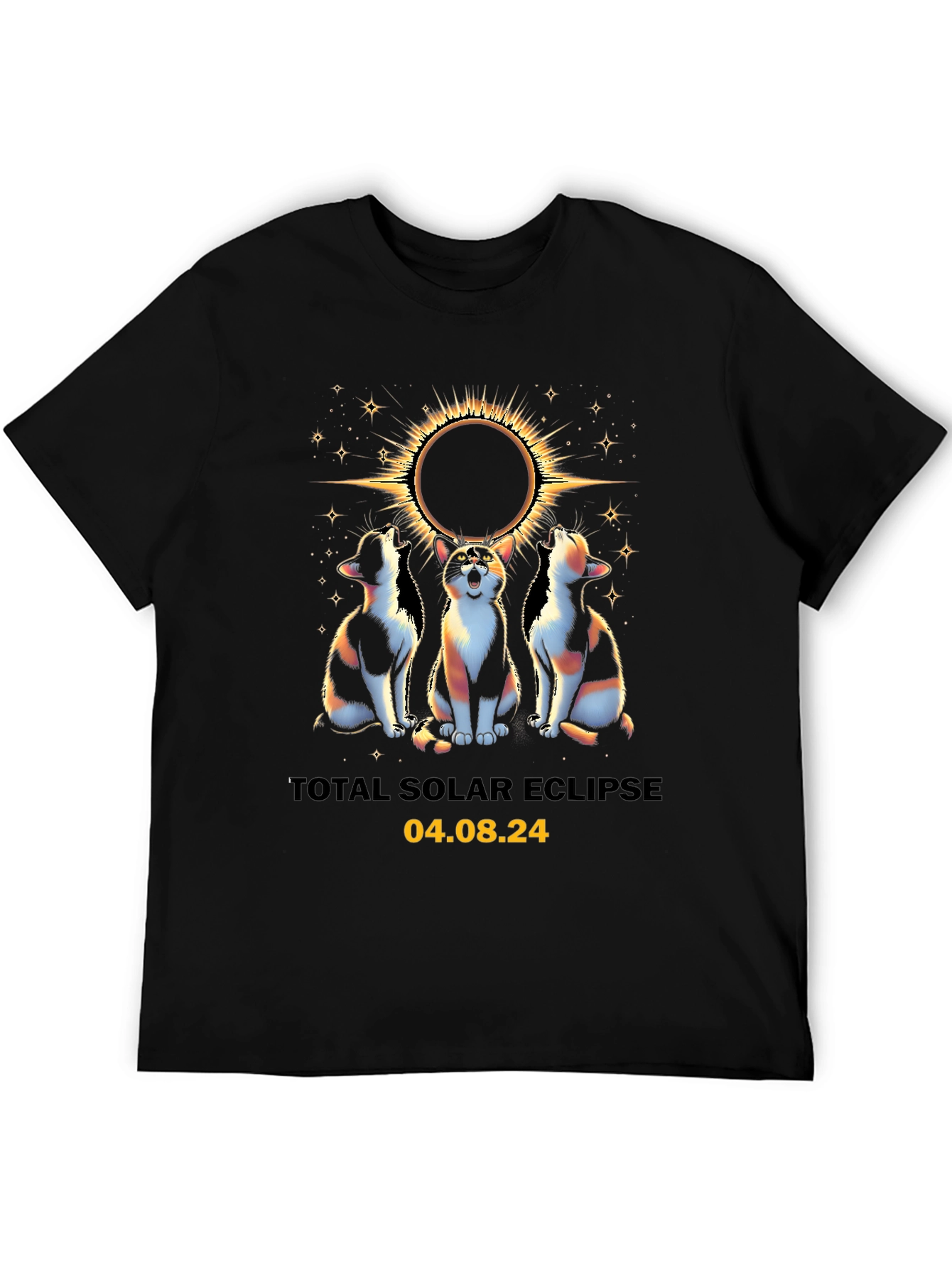 Total Solar Eclipse Cats T-Shirt