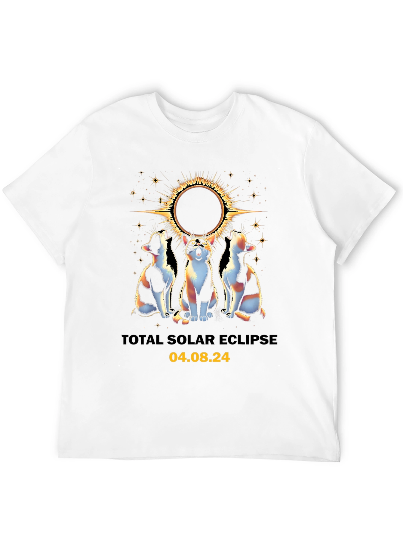 Total Solar Eclipse Cats T-Shirt