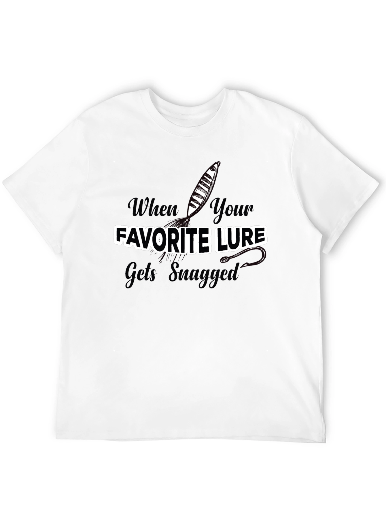 Fishing Lure Snagged T-Shirt