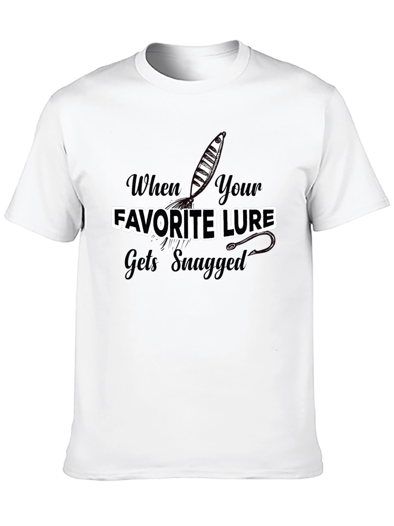 Fishing Lure Snagged T-Shirt