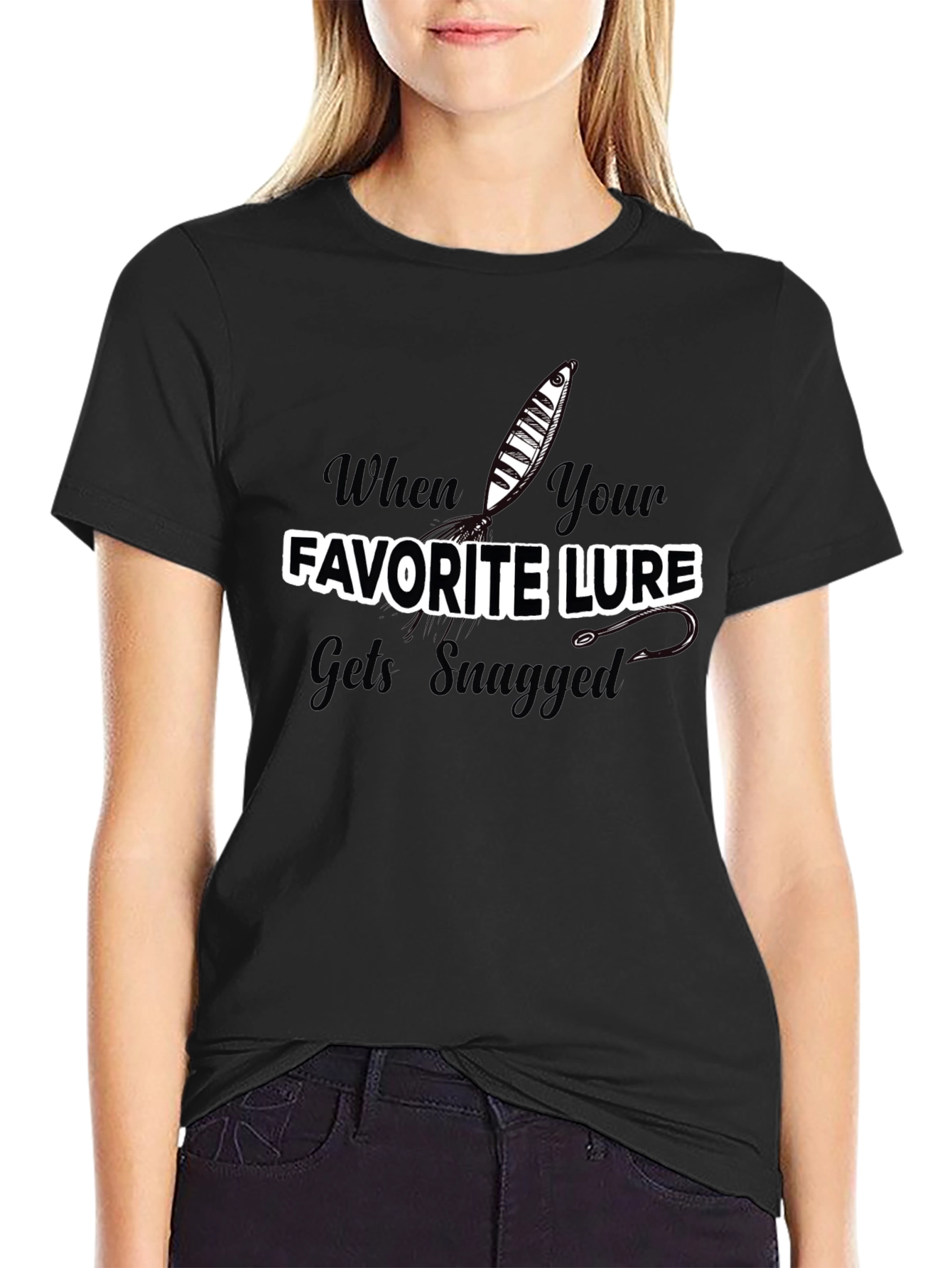 Fishing Lure Snagged T-Shirt