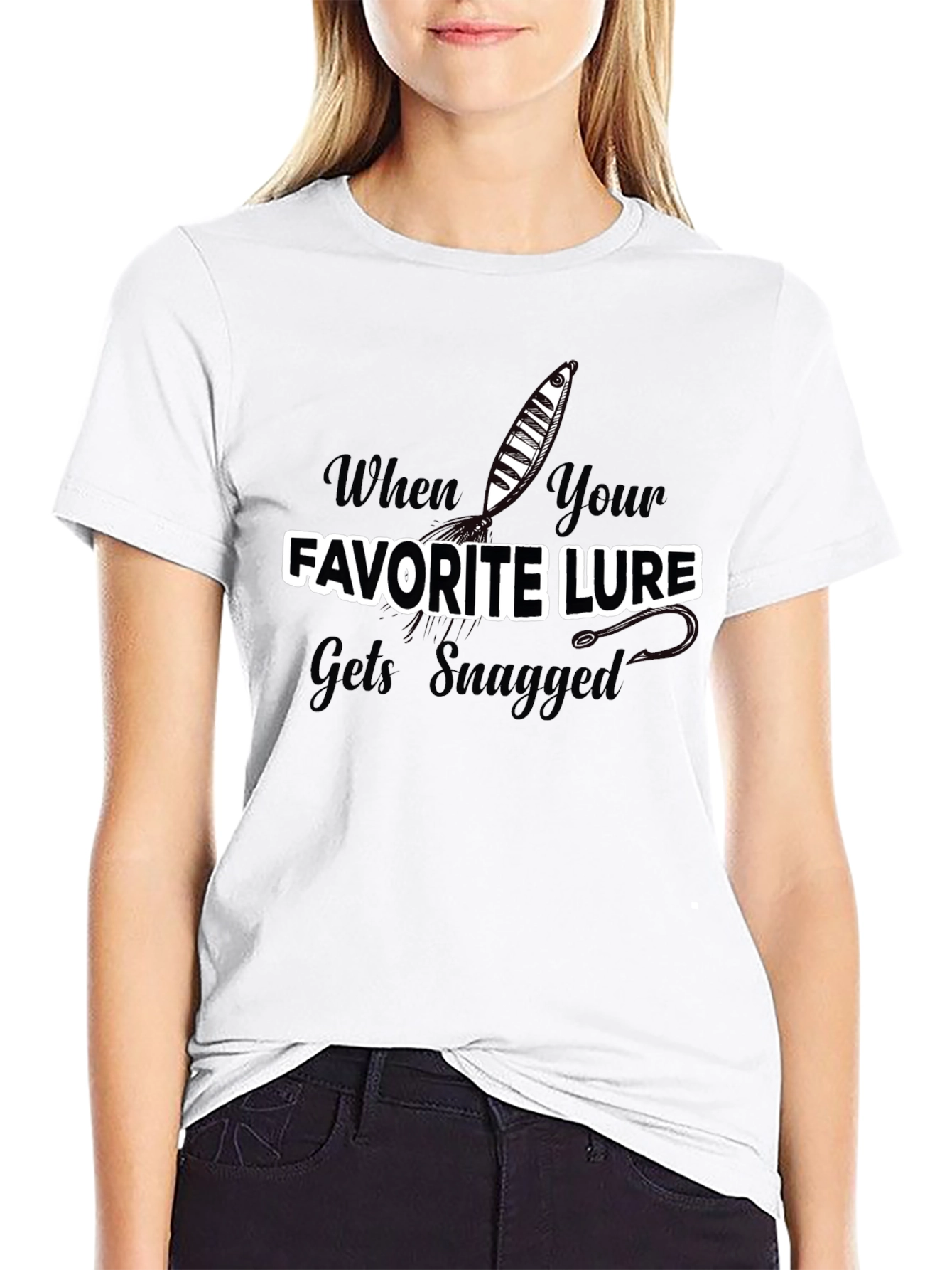 Fishing Lure Snagged T-Shirt