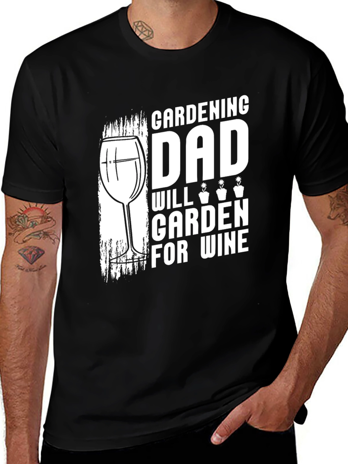 Gardening Dad T-Shirt - Wine Lovers Gift