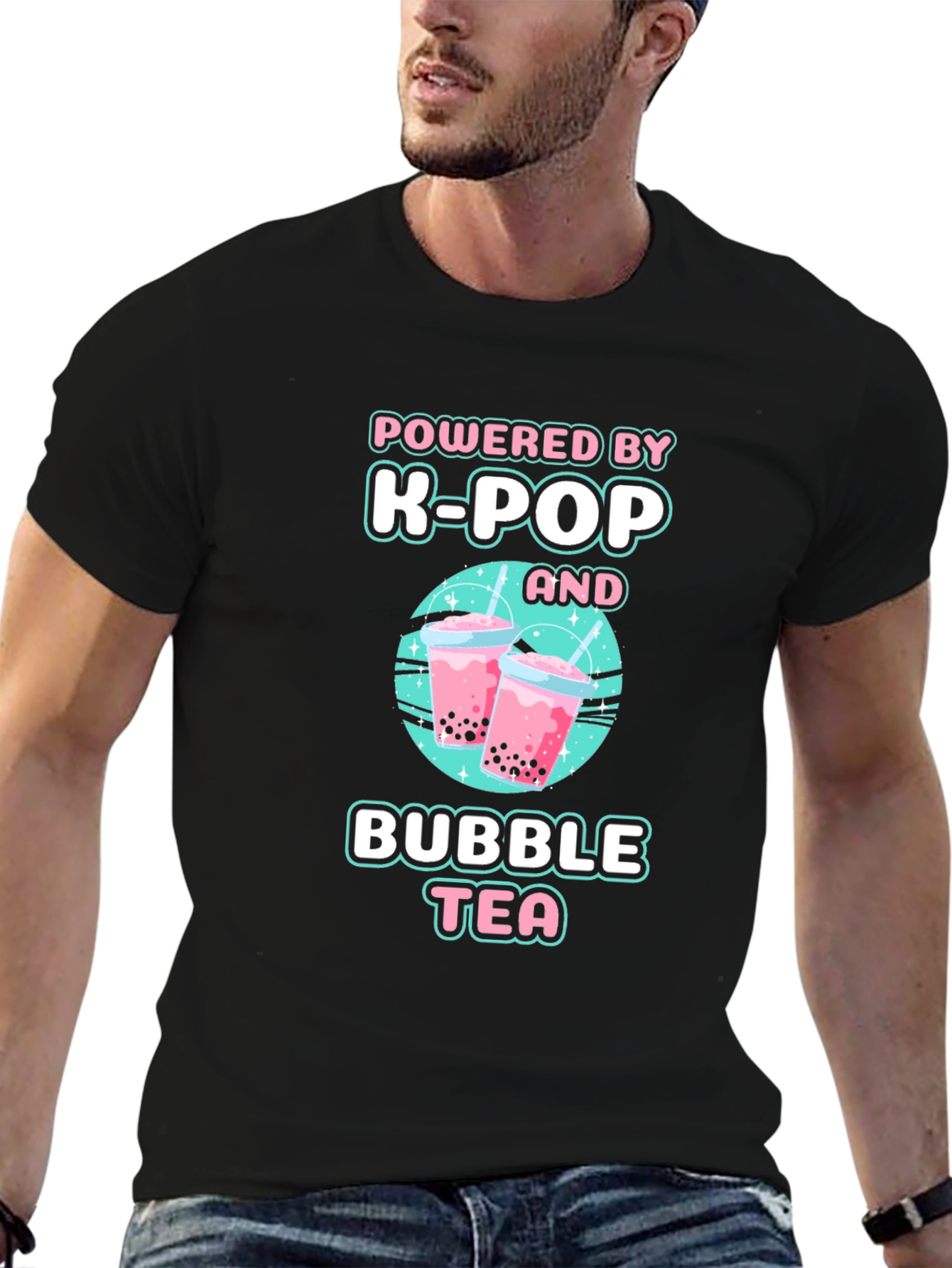 Powered by K-Pop and Bubble Tea T-Shirt