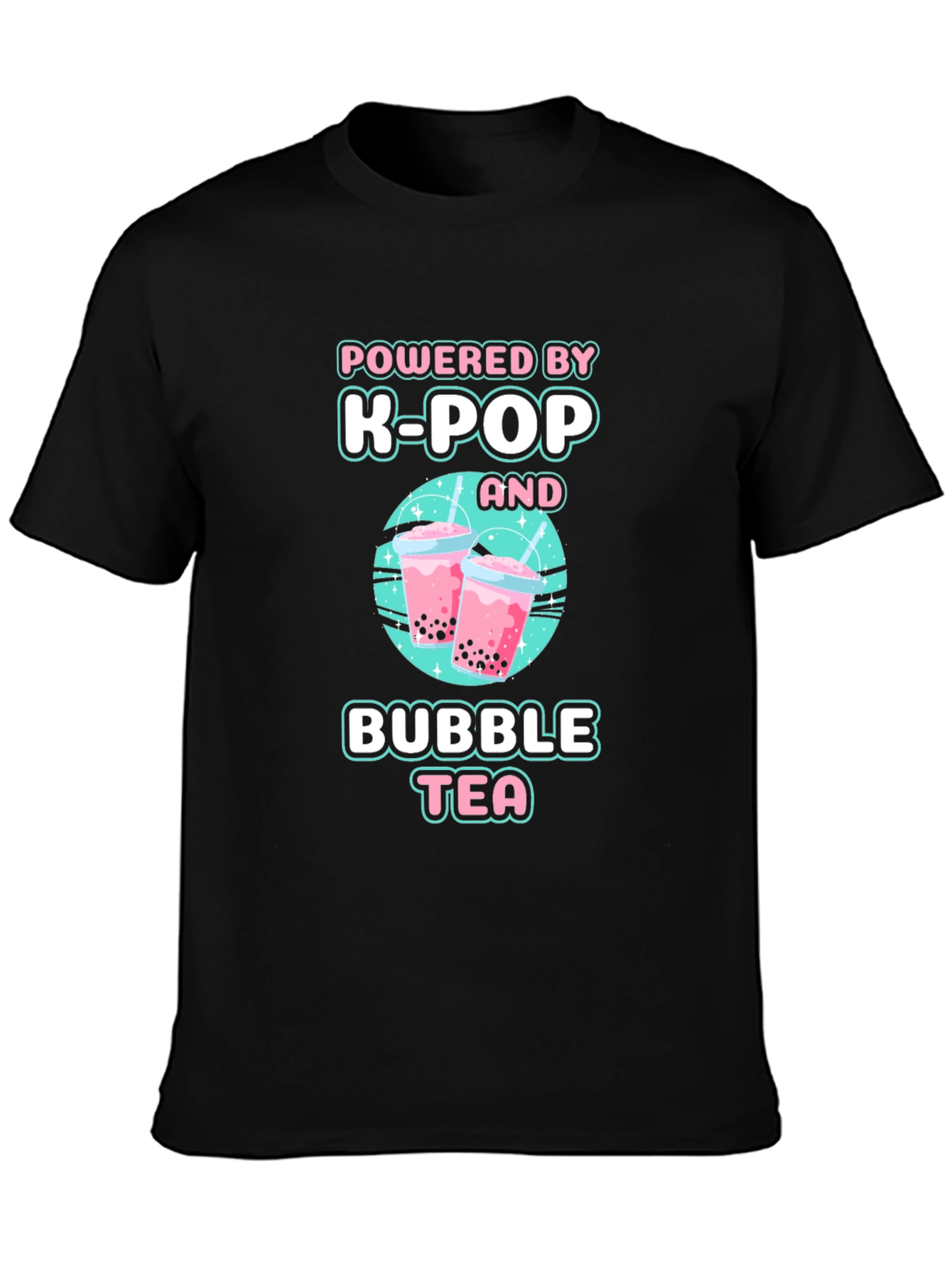 Powered by K-Pop and Bubble Tea T-Shirt