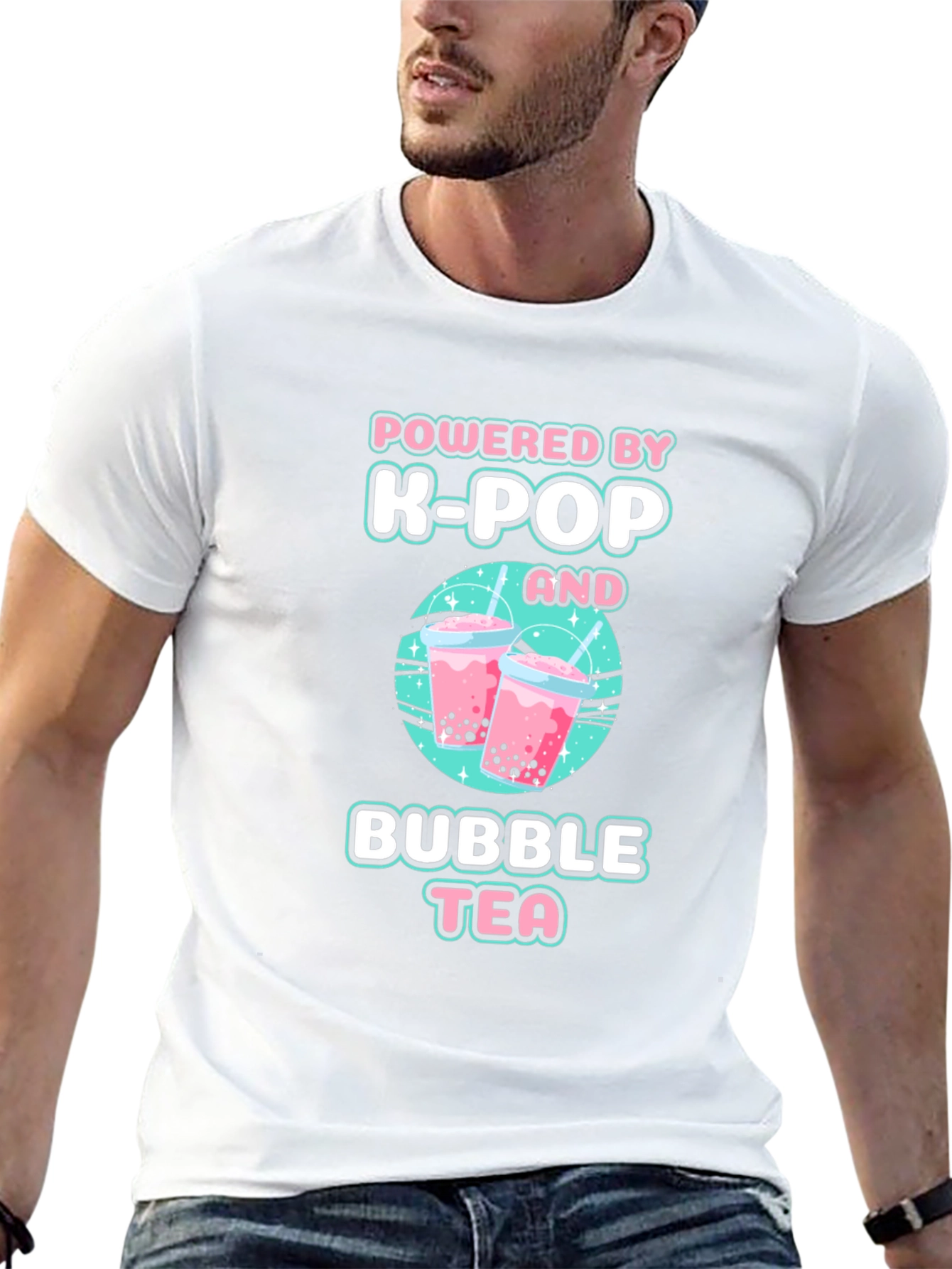 Powered by K-Pop and Bubble Tea T-Shirt