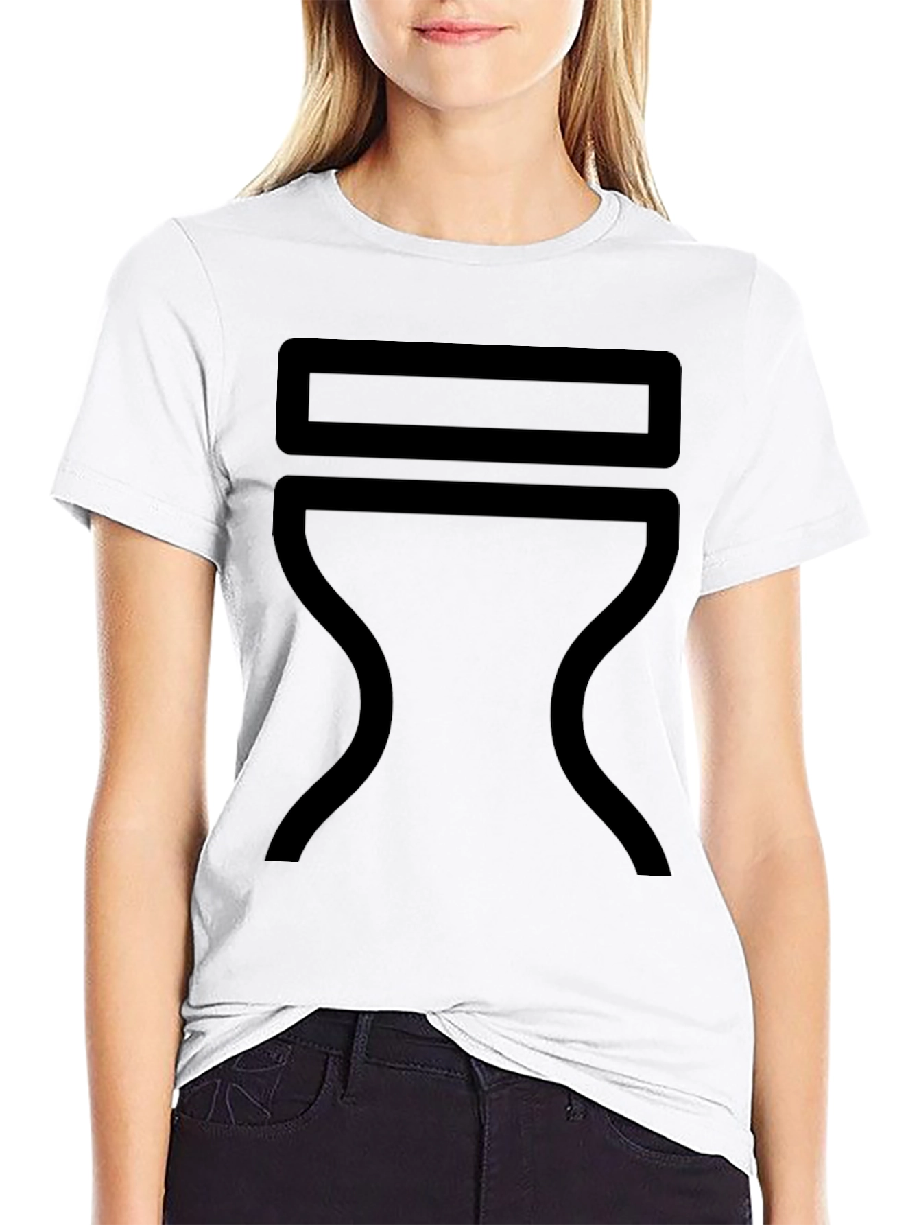 Abstract Symbol Black T-Shirt
