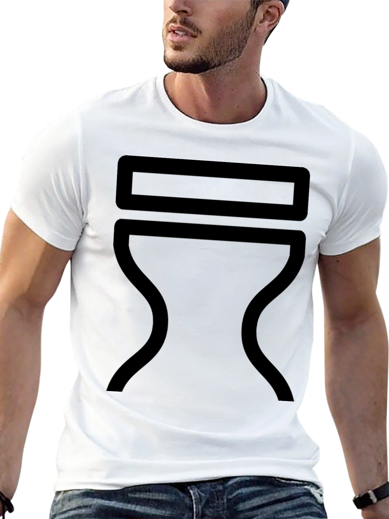 Abstract Symbol Black T-Shirt