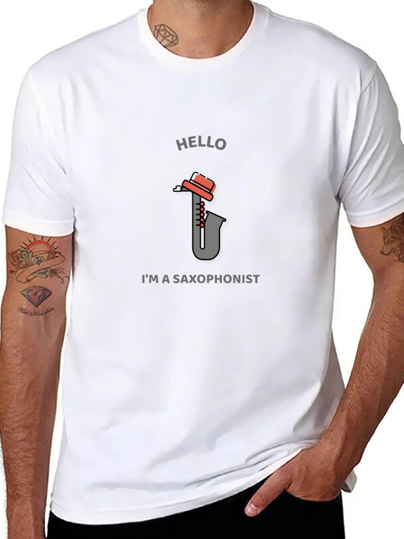 Saxophonist T-Shirt - Music Lover Tee
