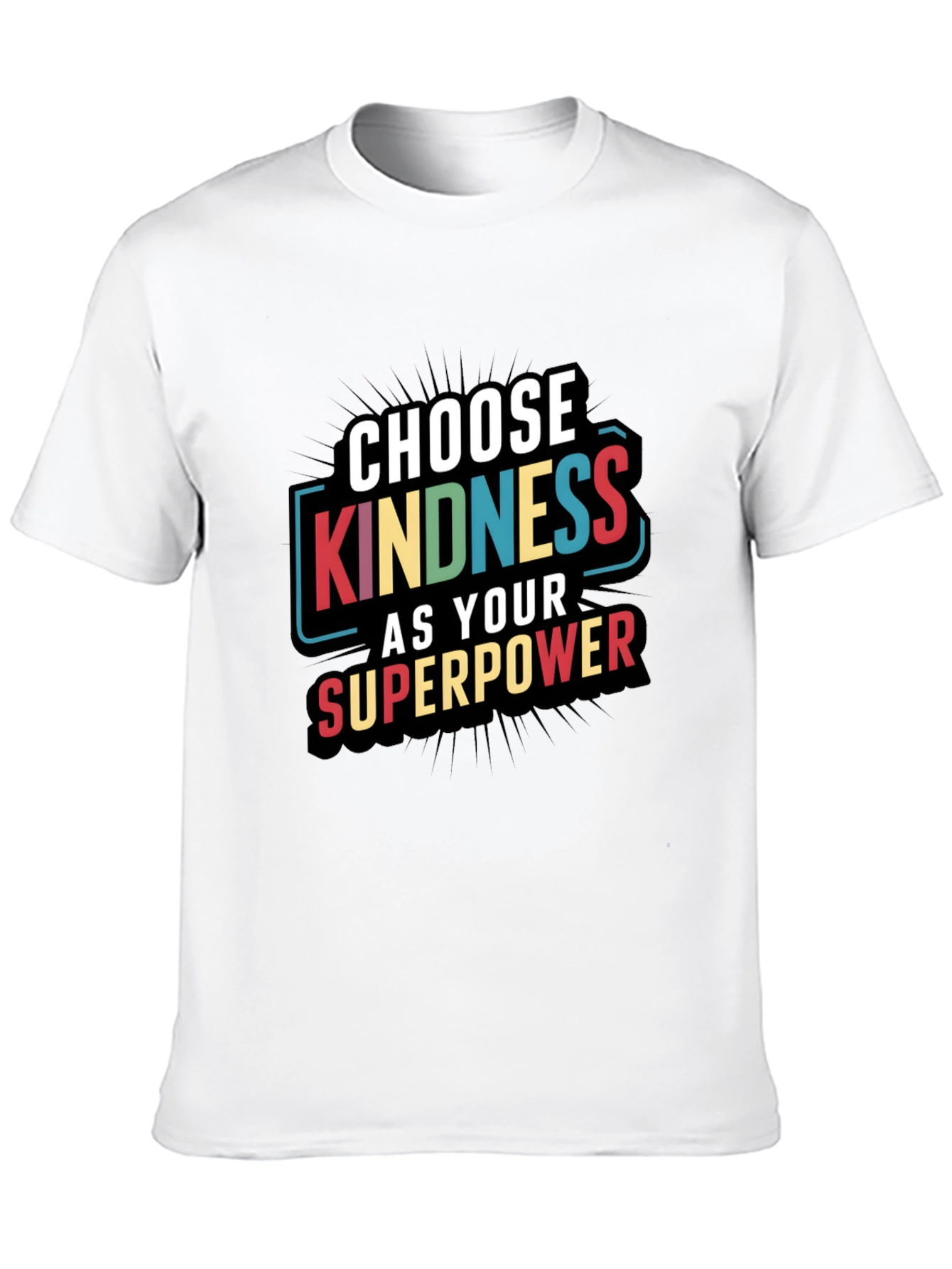 Kindness Superpower Black T-Shirt