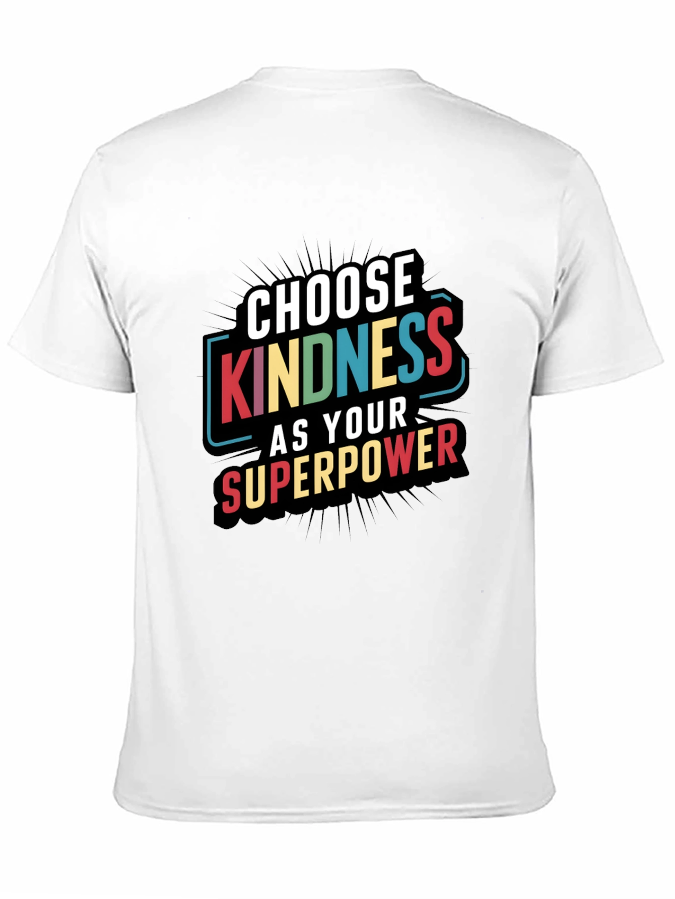 Kindness Superpower Black T-Shirt