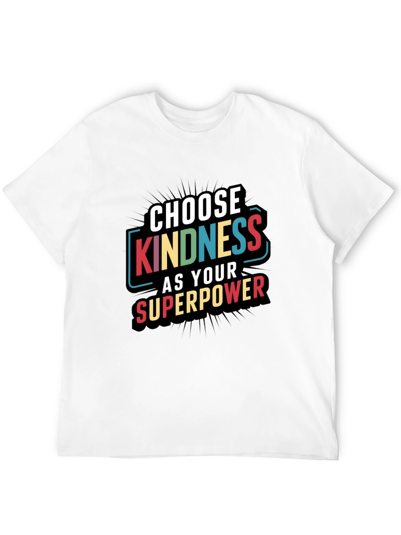 Kindness Superpower Black T-Shirt