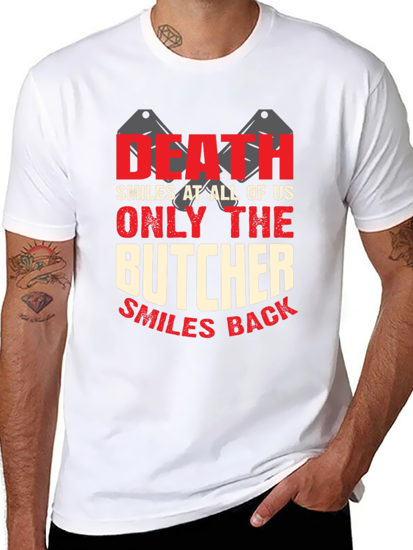 Death Smiles Butcher T-Shirt - Graphic Tee