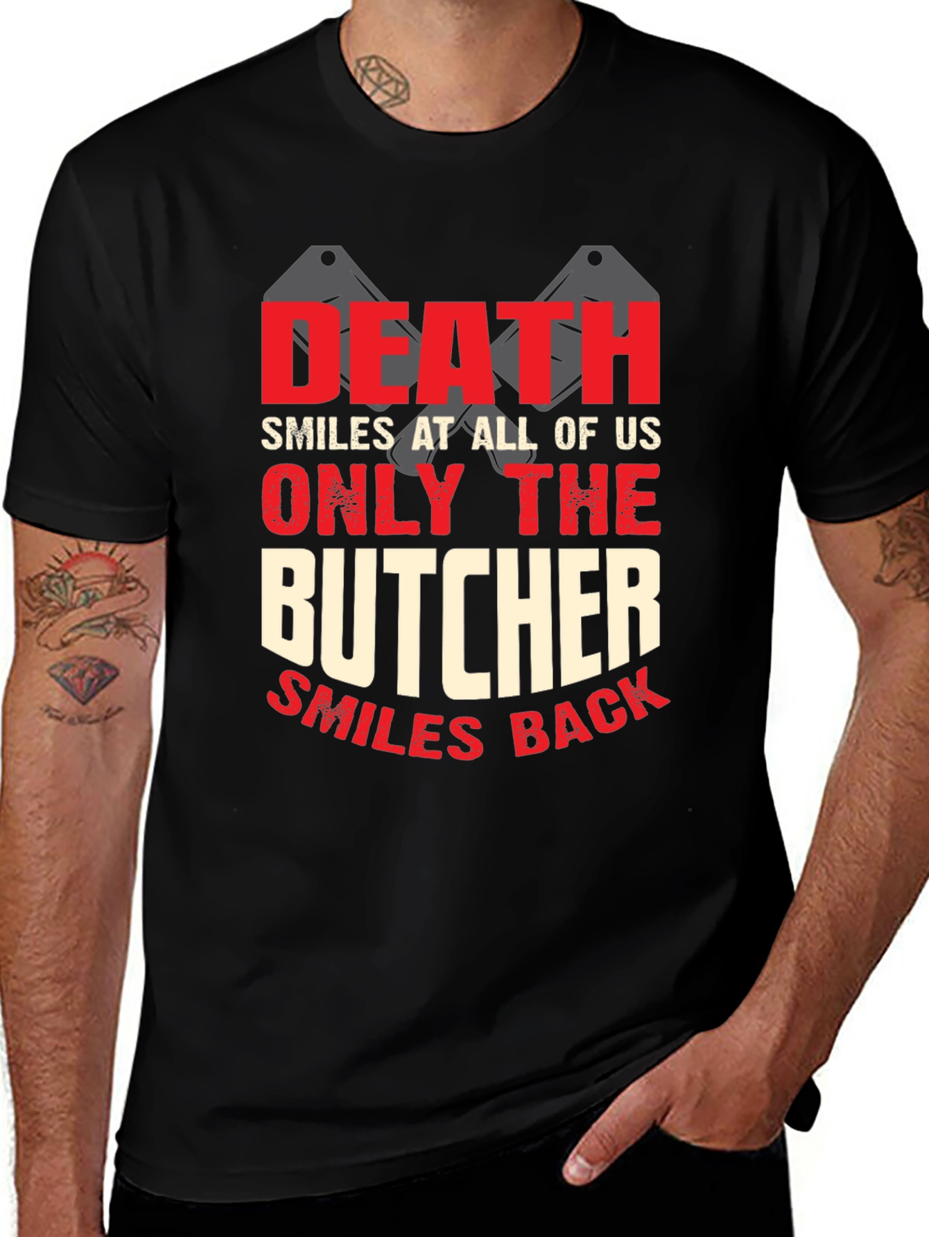 Death Smiles Butcher T-Shirt - Graphic Tee