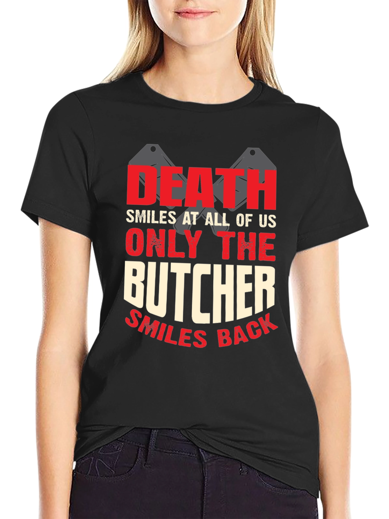 Death Smiles Butcher T-Shirt - Graphic Tee