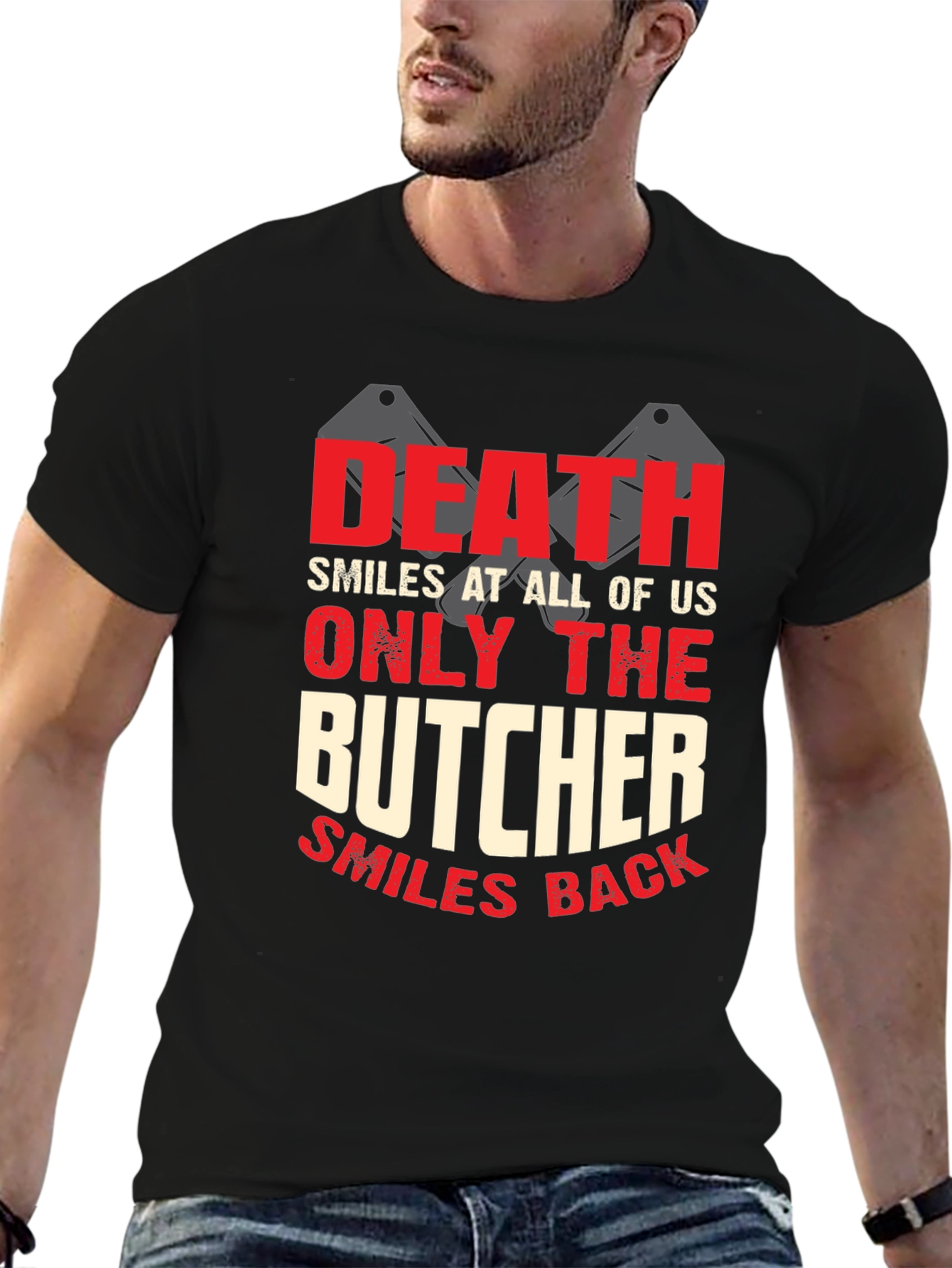 Death Smiles Butcher T-Shirt - Graphic Tee