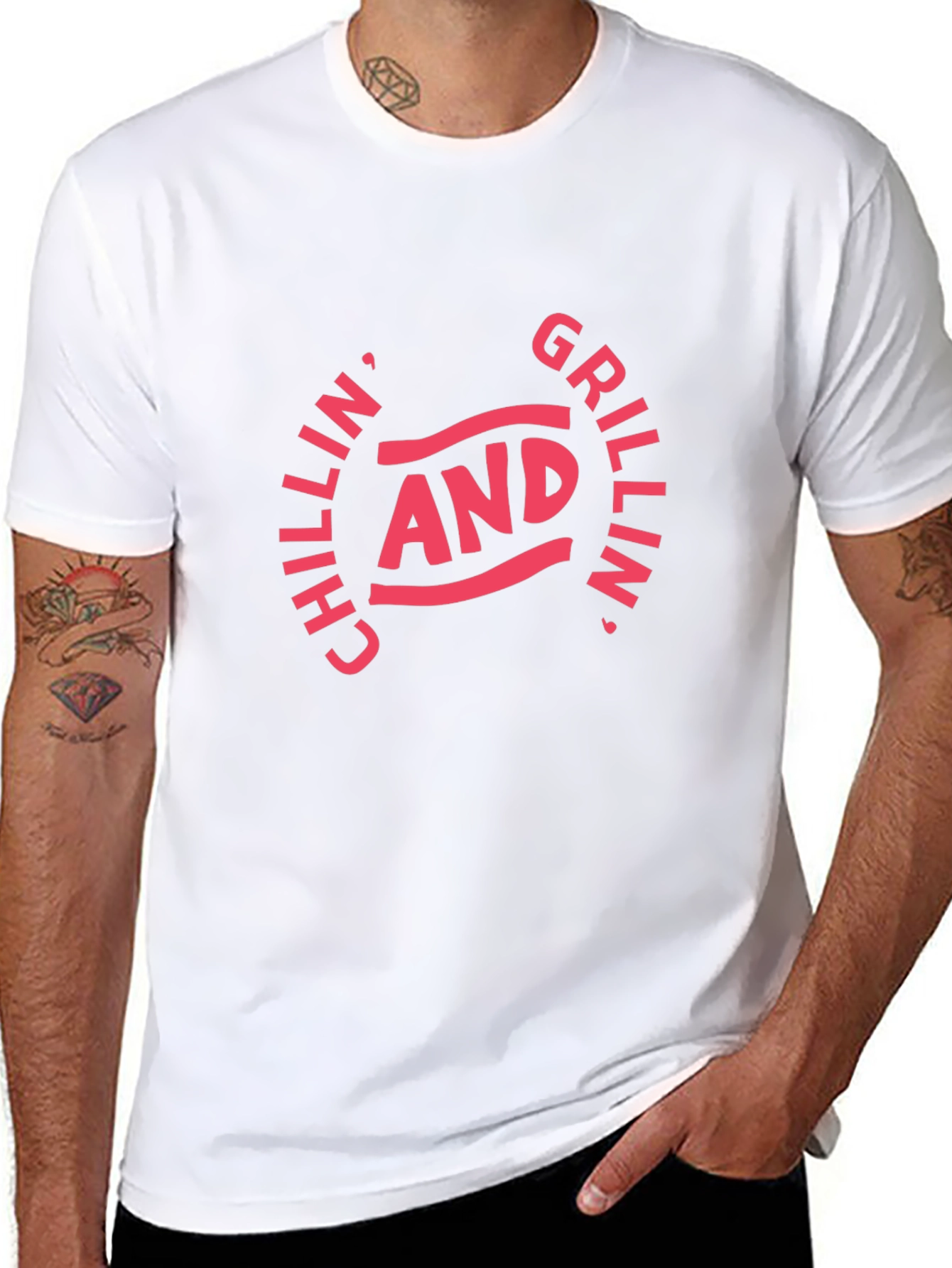 Chillin and Grillin Graphic Tee - BBQ Party Ready
