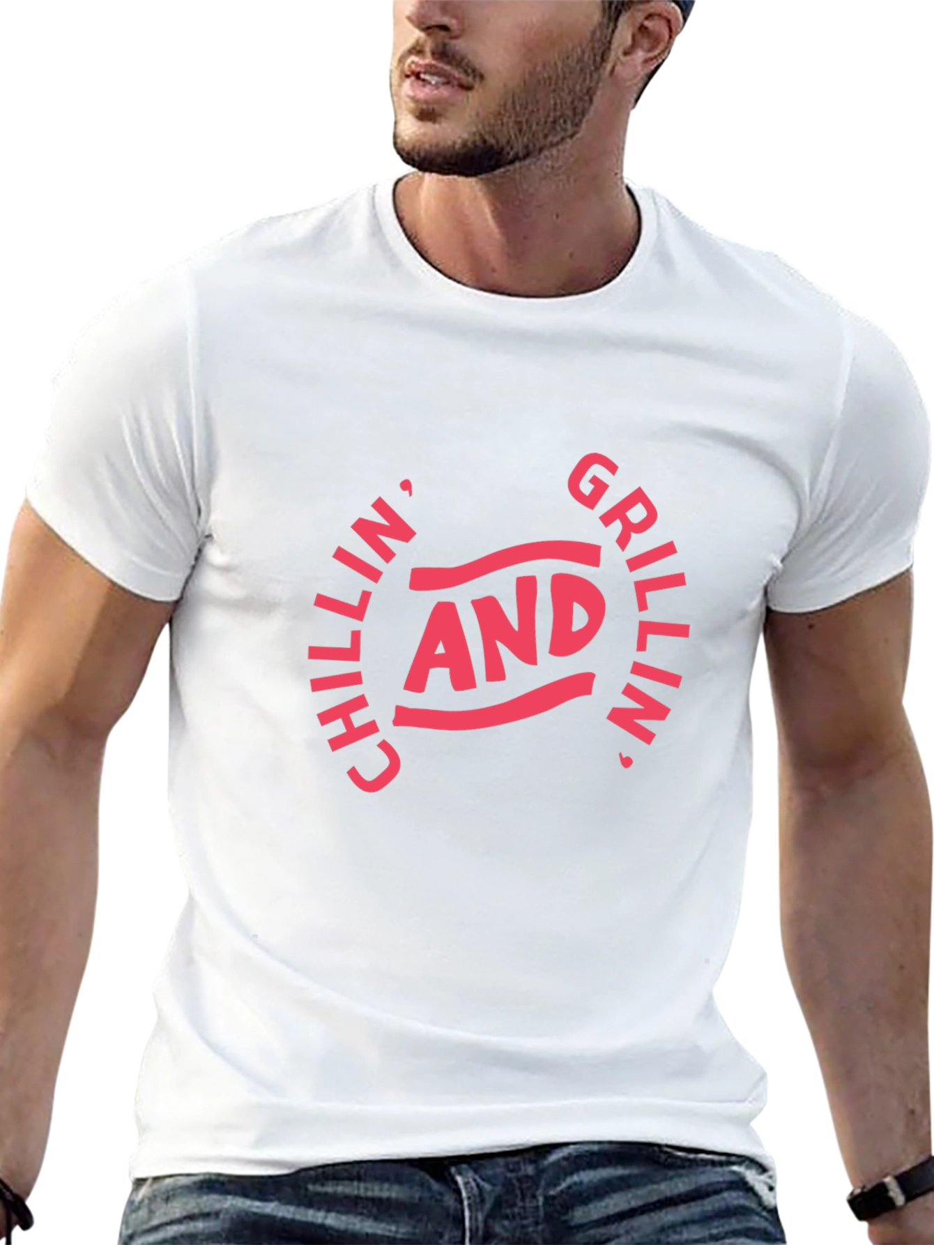 Chillin and Grillin Graphic Tee - BBQ Party Ready