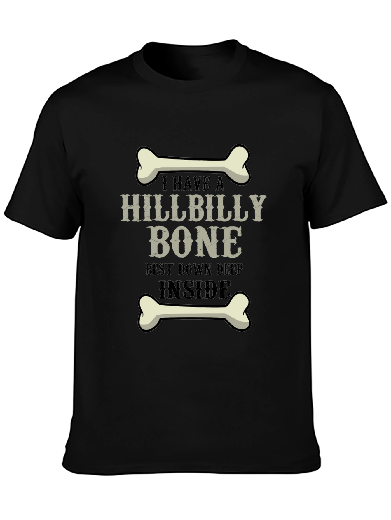 Hillbilly Bone Graphic Tee - Humor T-Shirt