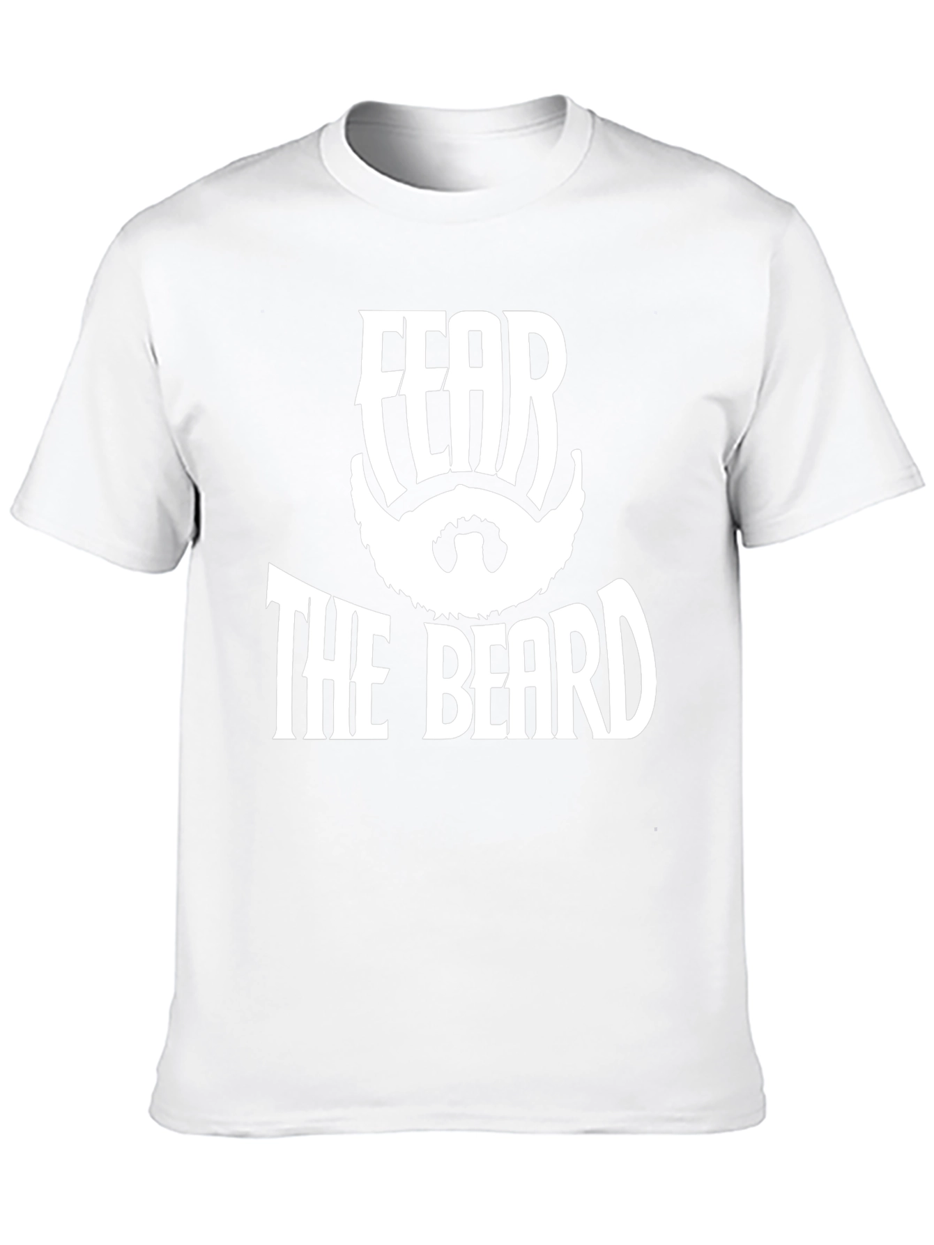 Fear The Beard Black Graphic T-Shirt