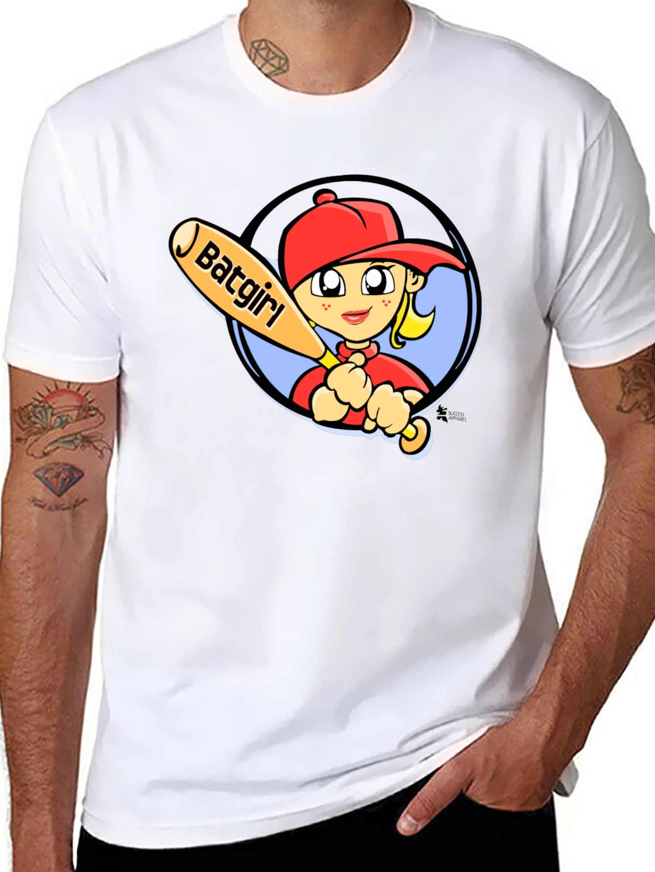 Batgirl Baseball T-Shirt