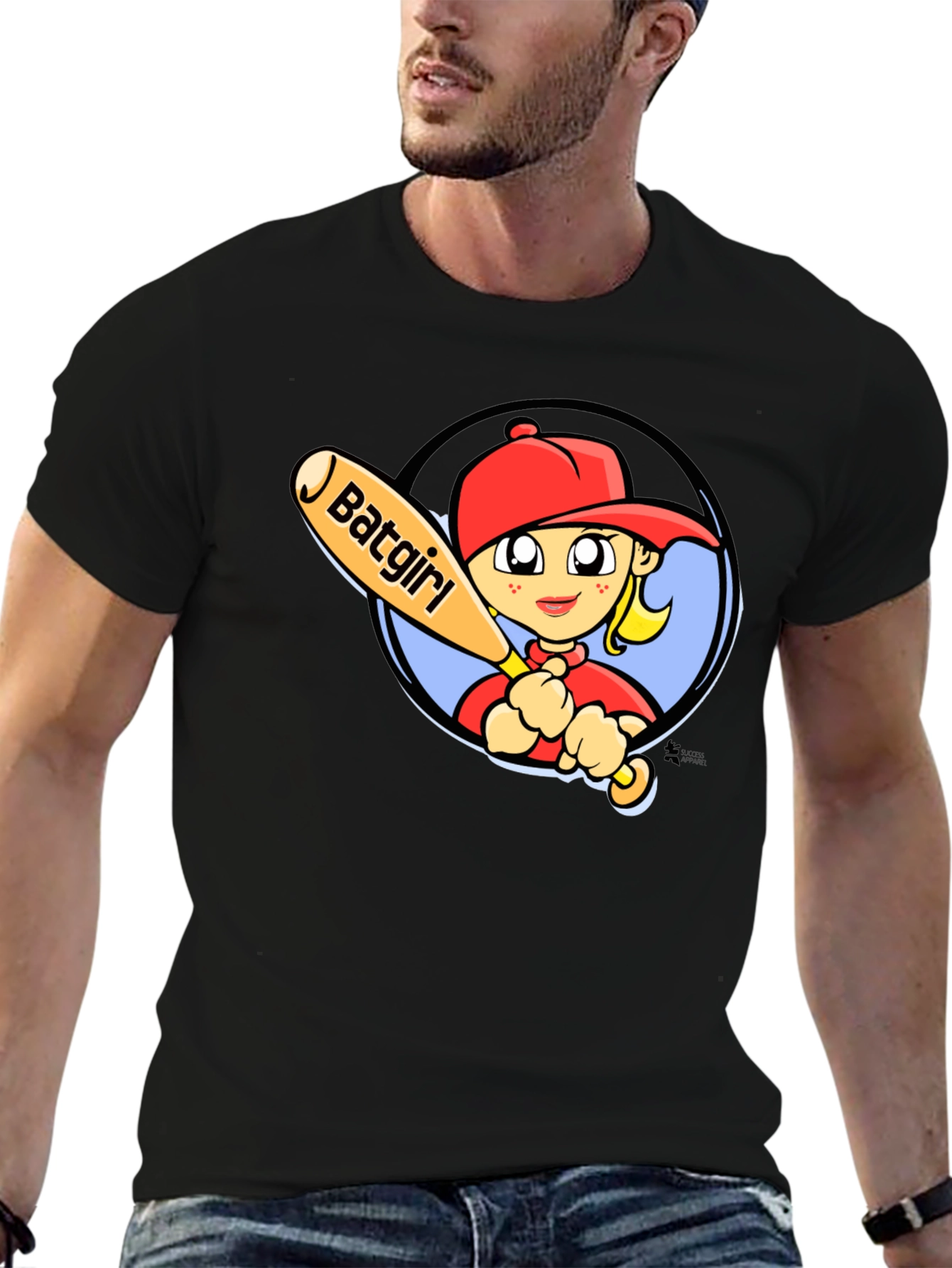 Batgirl Baseball T-Shirt