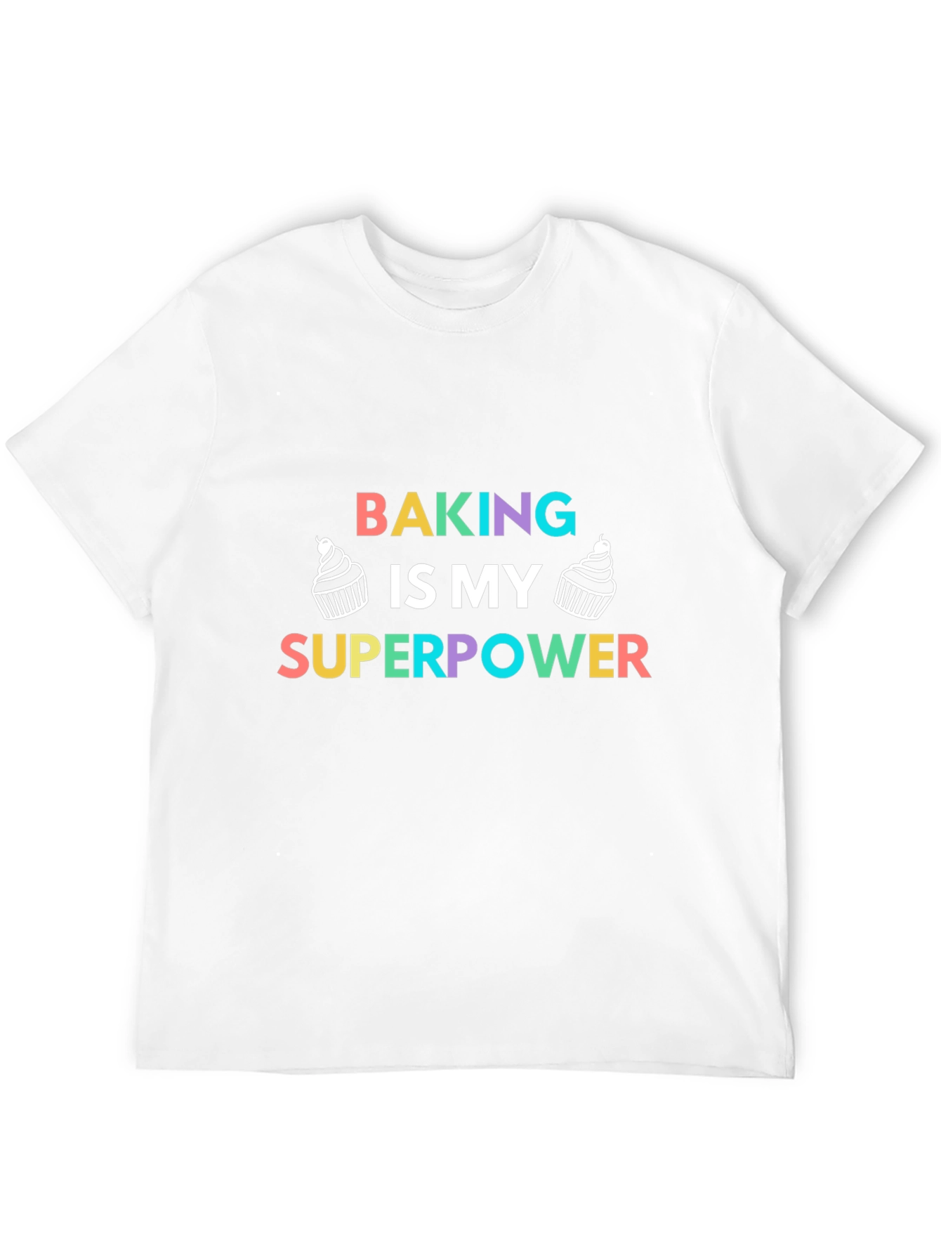 Baking is My Superpower T-Shirt - Black Tee