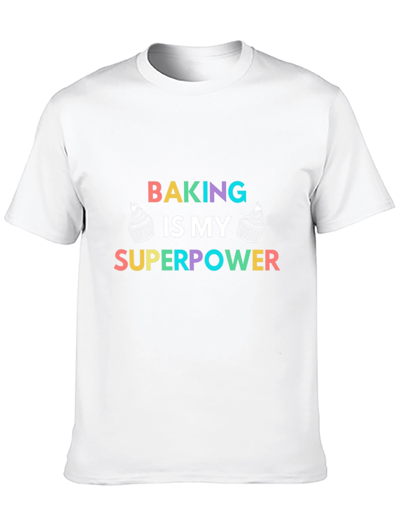 Baking is My Superpower T-Shirt - Black Tee