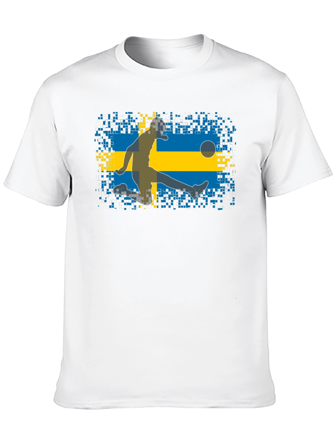 Sweden Soccer Fan T-Shirt - Black