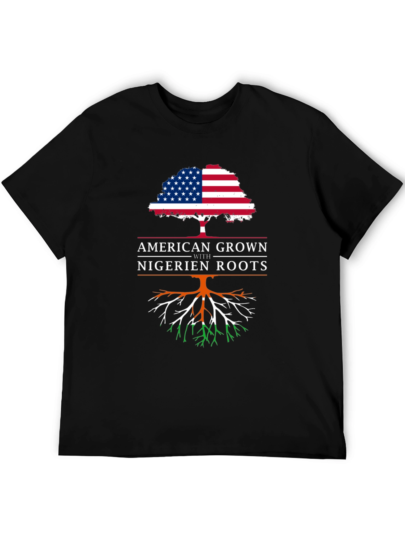American Grown Nigerien Roots T-Shirt