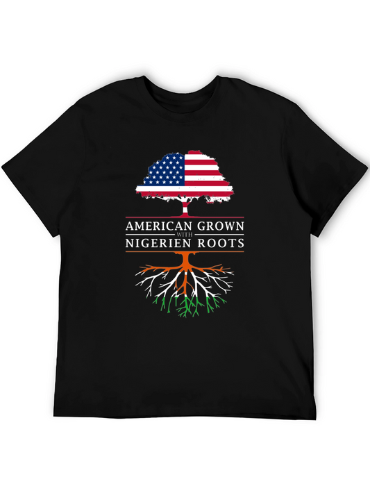 American Grown Nigerien Roots T-Shirt