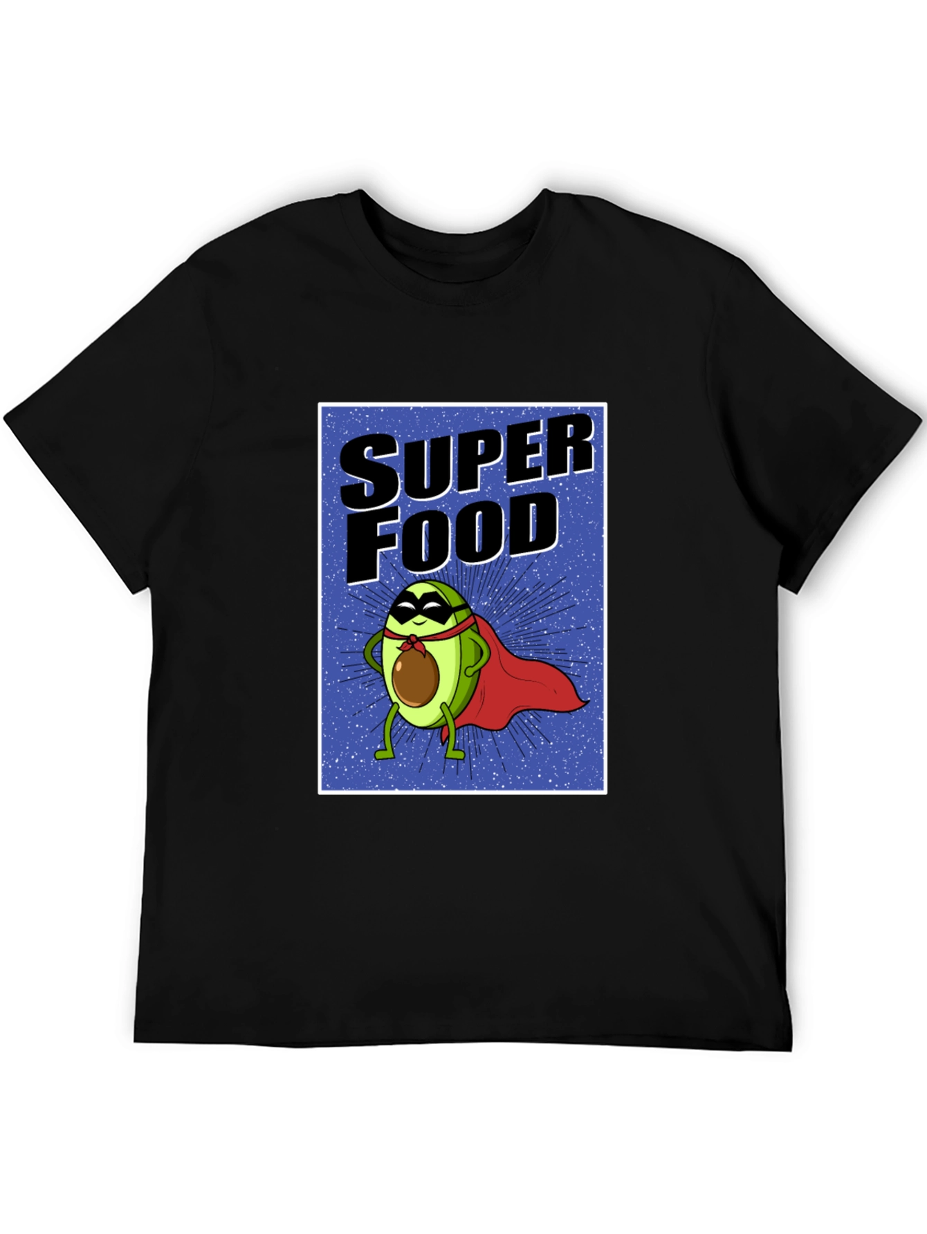 Super Food Avocado T-Shirt - Novelty Superhero Tee