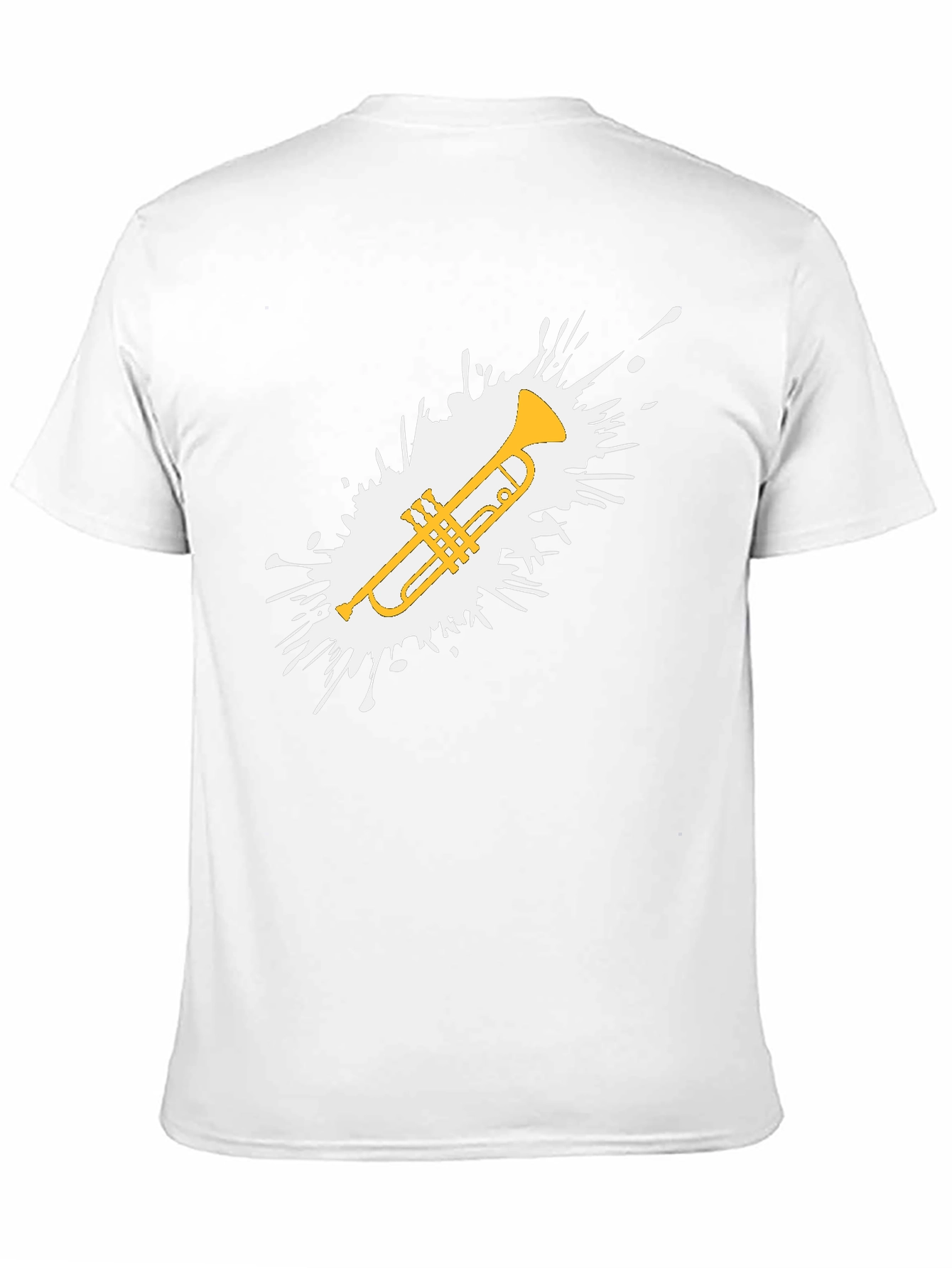 Trumpet Splash Graphic T-Shirt - Music Lovers Tee
