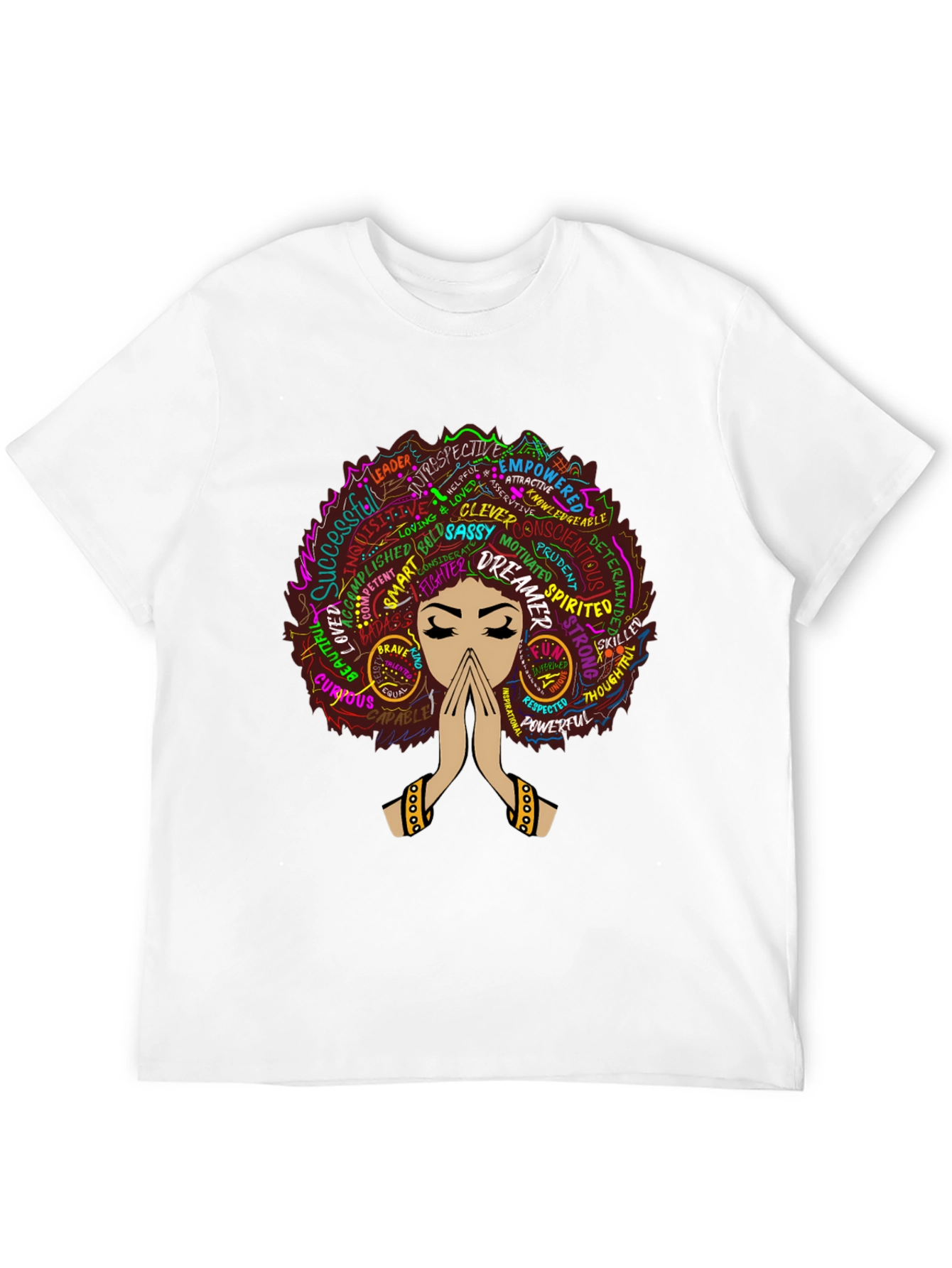 Empowered Woman Graphic T-Shirt - Black