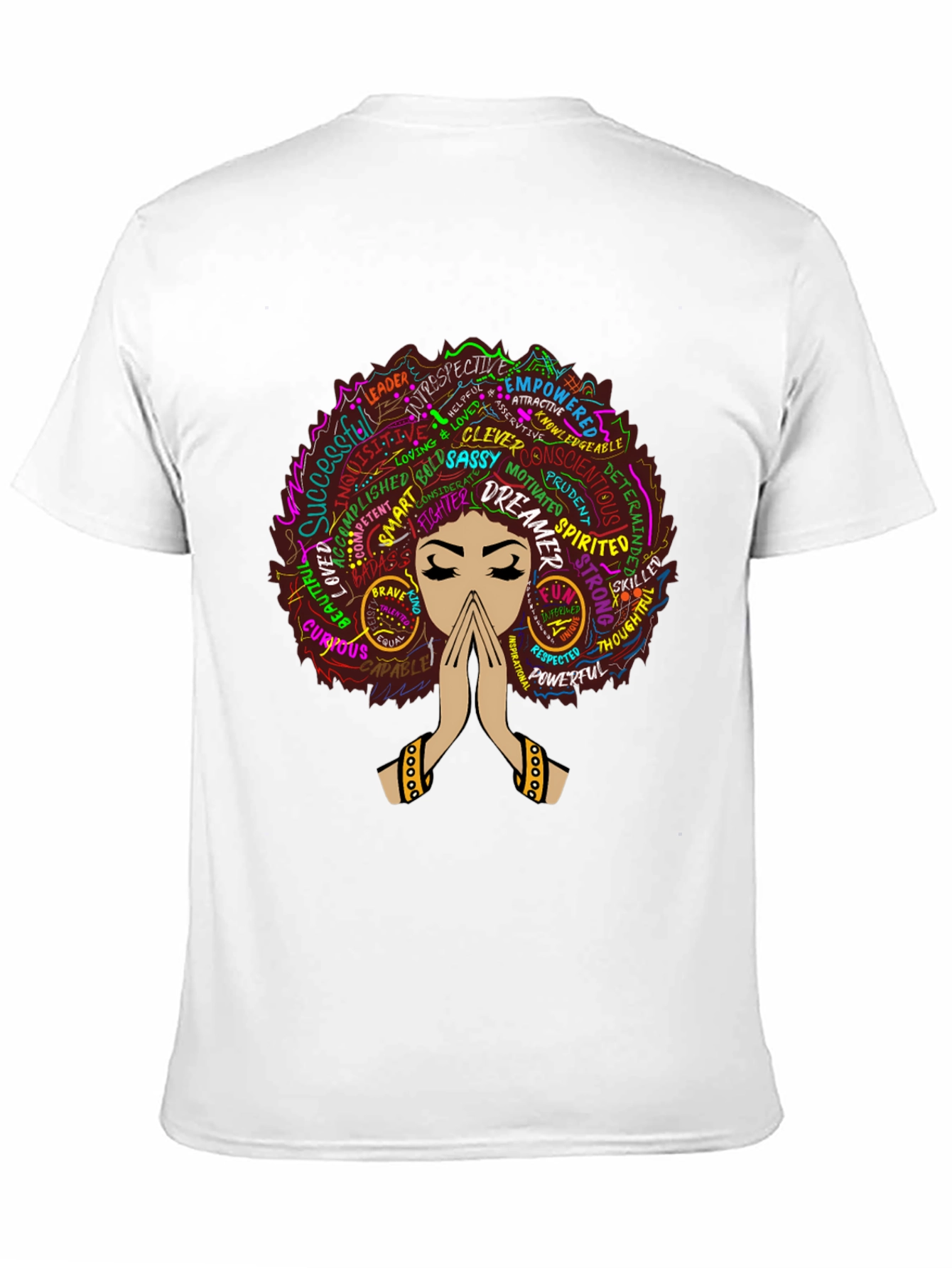 Empowered Woman Graphic T-Shirt - Black