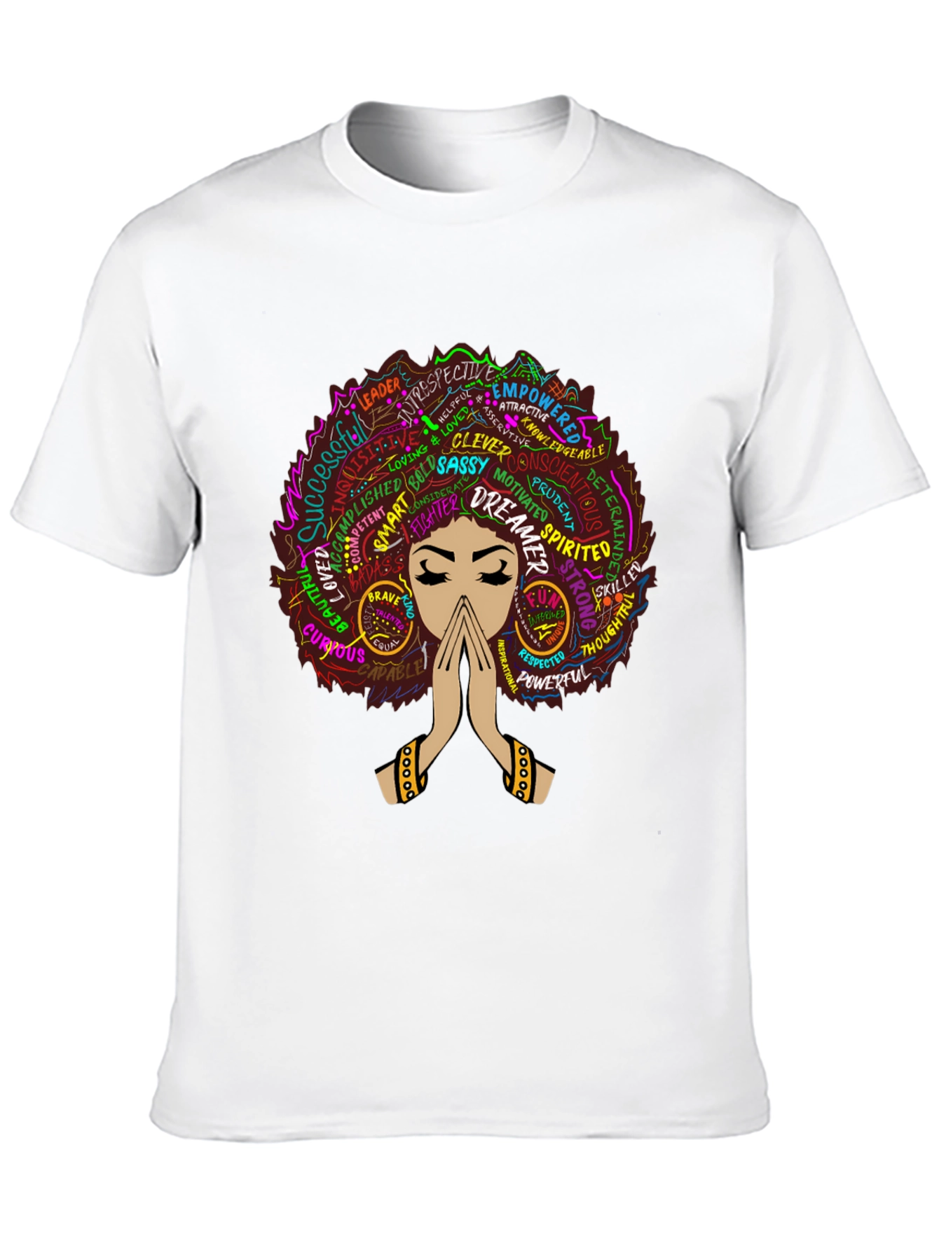 Empowered Woman Graphic T-Shirt - Black