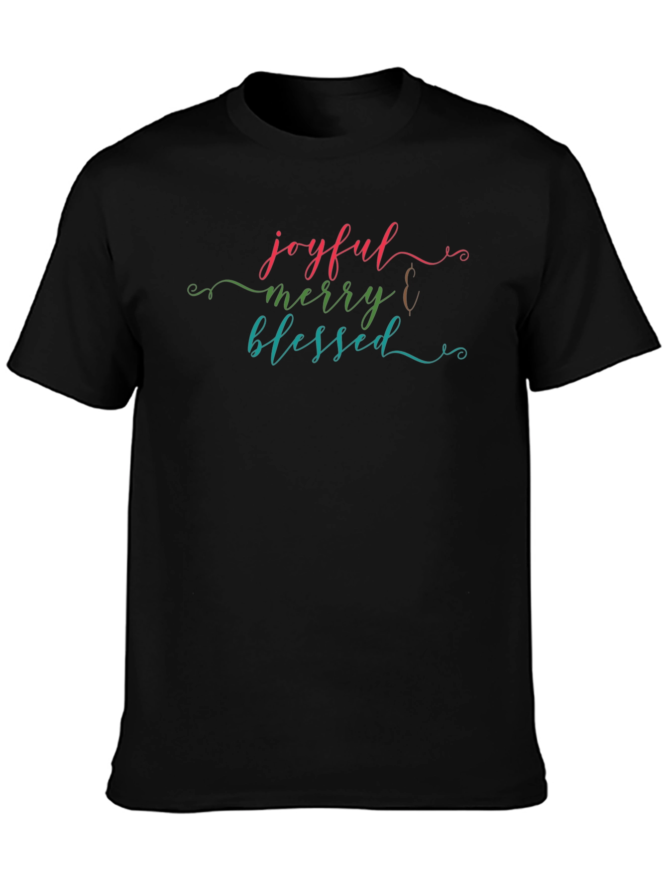 Joyful Merry & Blessed Graphic Tee