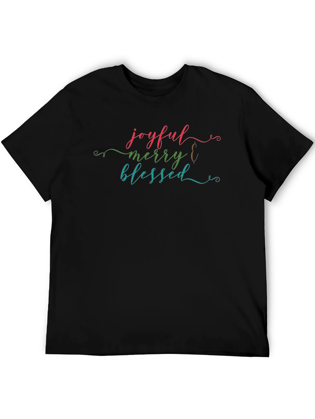 Joyful Merry & Blessed Graphic Tee
