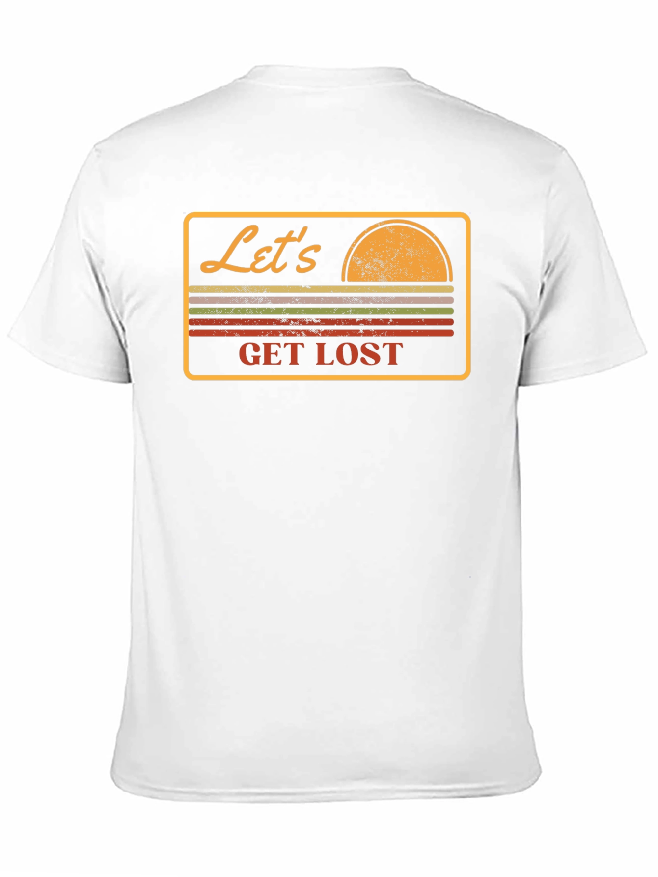 Lets Get Lost Retro Graphic T-Shirt