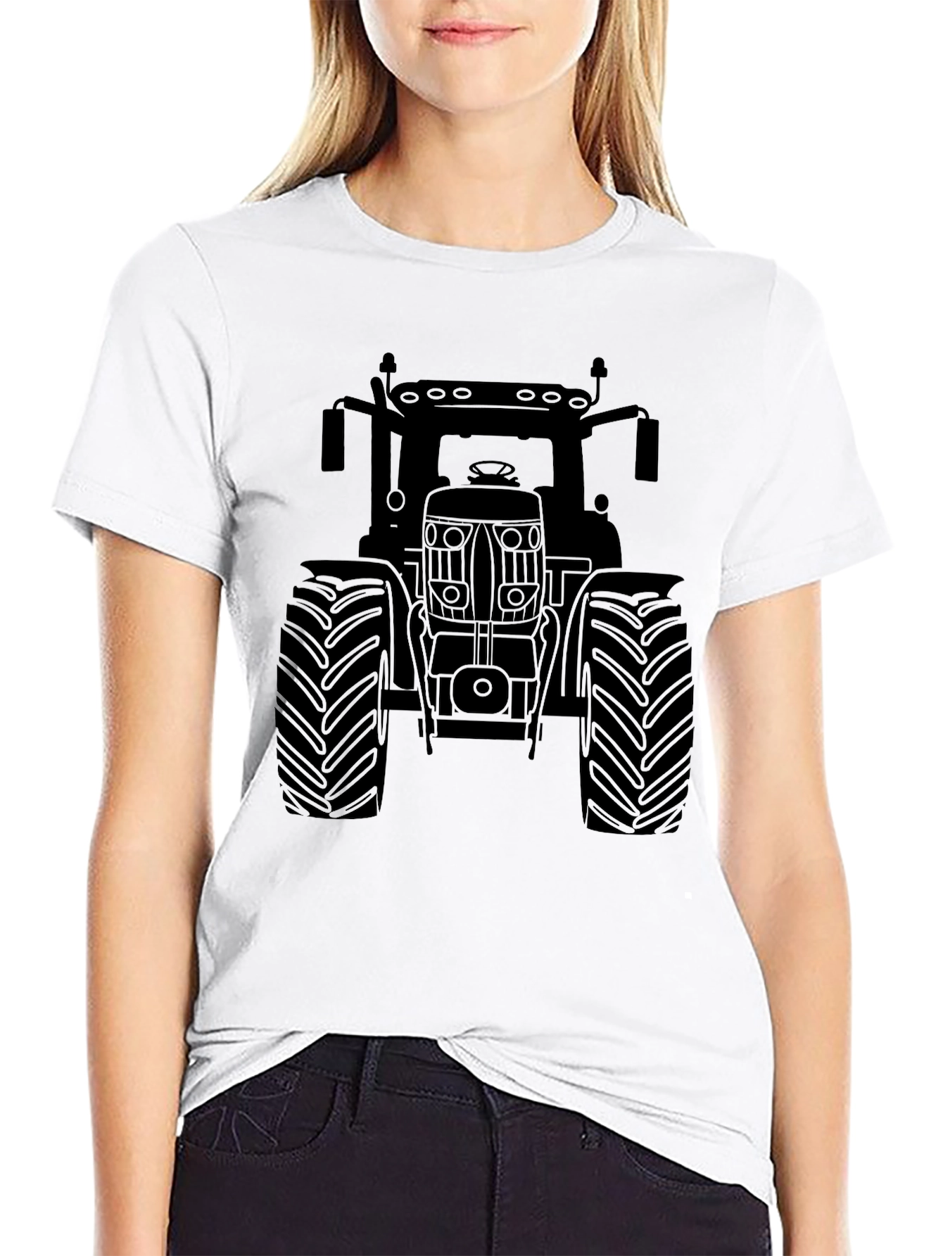 Black Tractor Graphic Tee - Farm Life Apparel